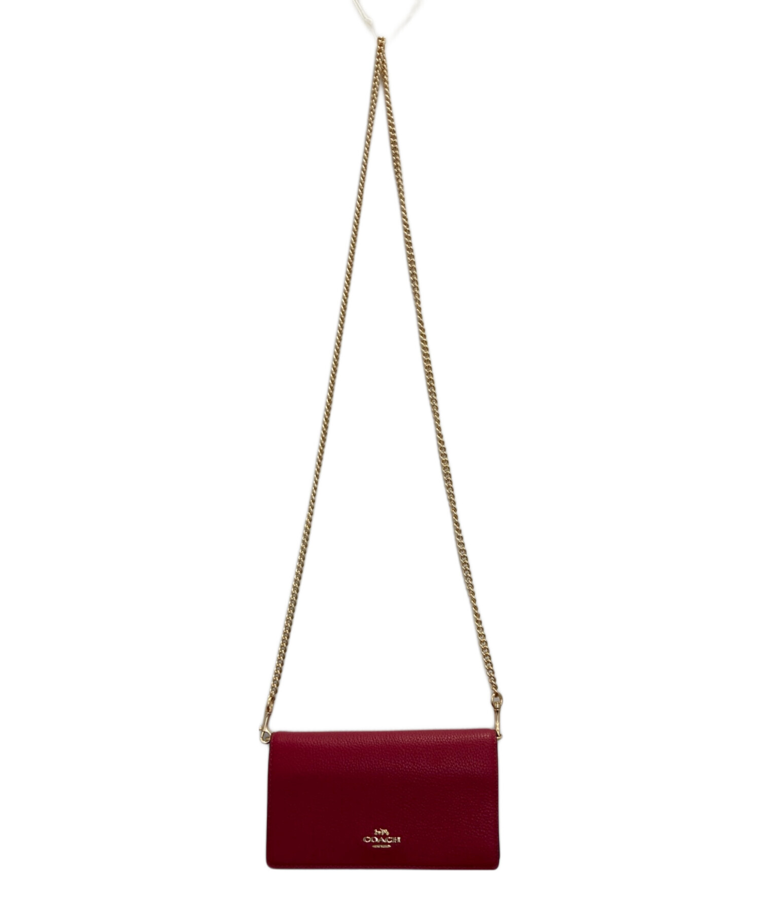 中古・古着通販】COACH (コーチ) チェーンショルダーポーチ ピンク 