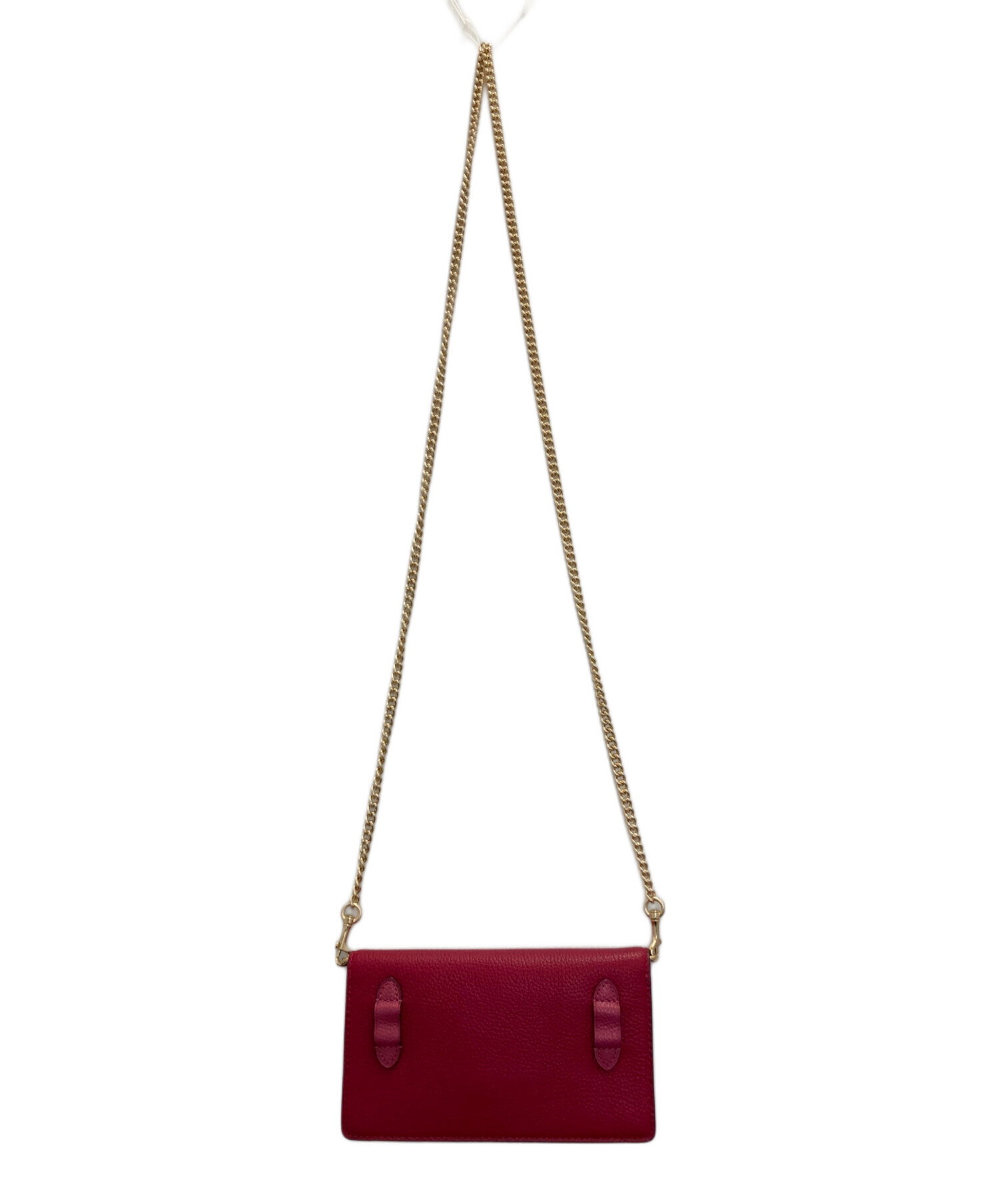 中古・古着通販】COACH (コーチ) チェーンショルダーポーチ ピンク 