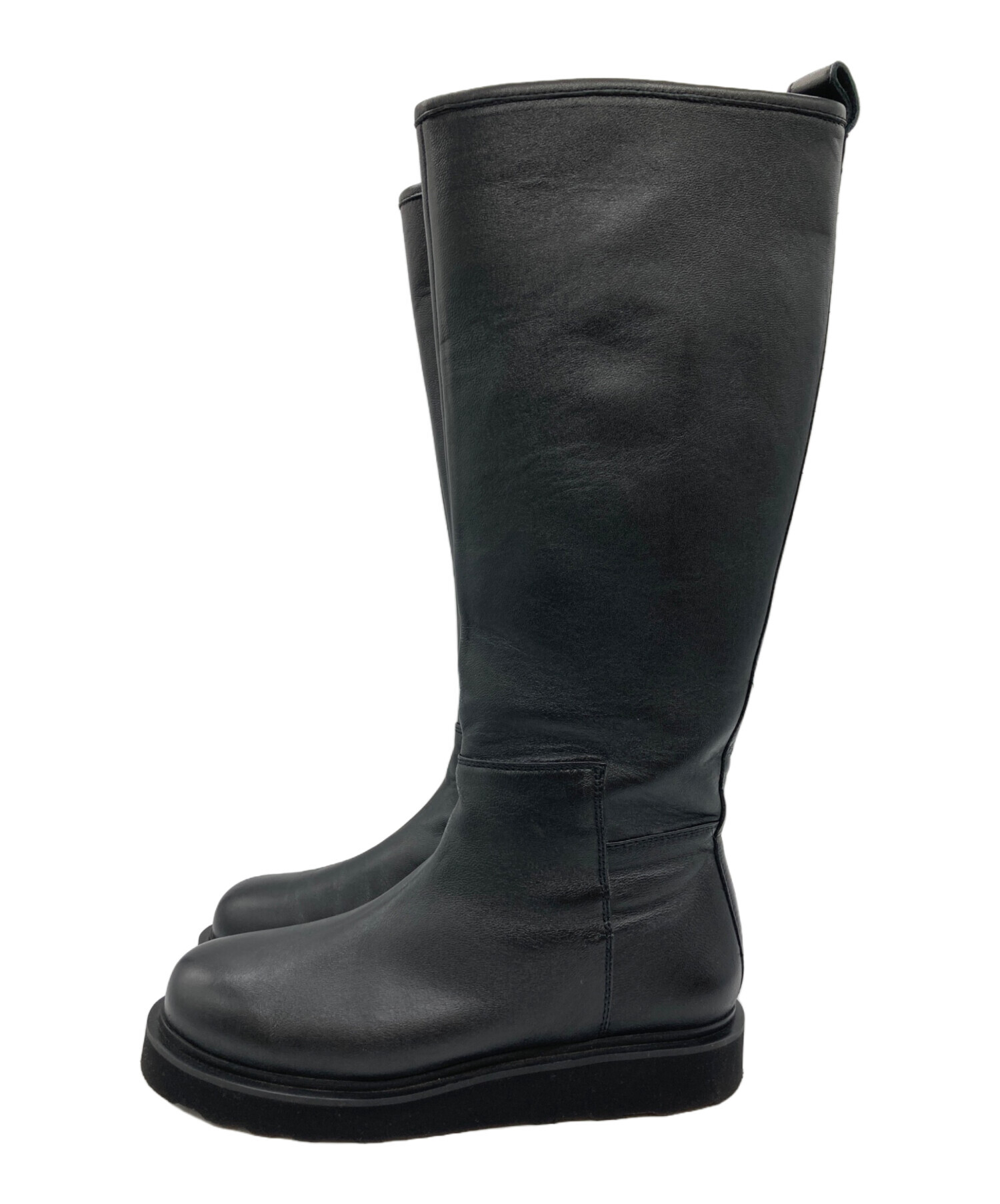 中古・古着通販】Caminando (カミナンド) RIDING LONG BOOTS ブラック