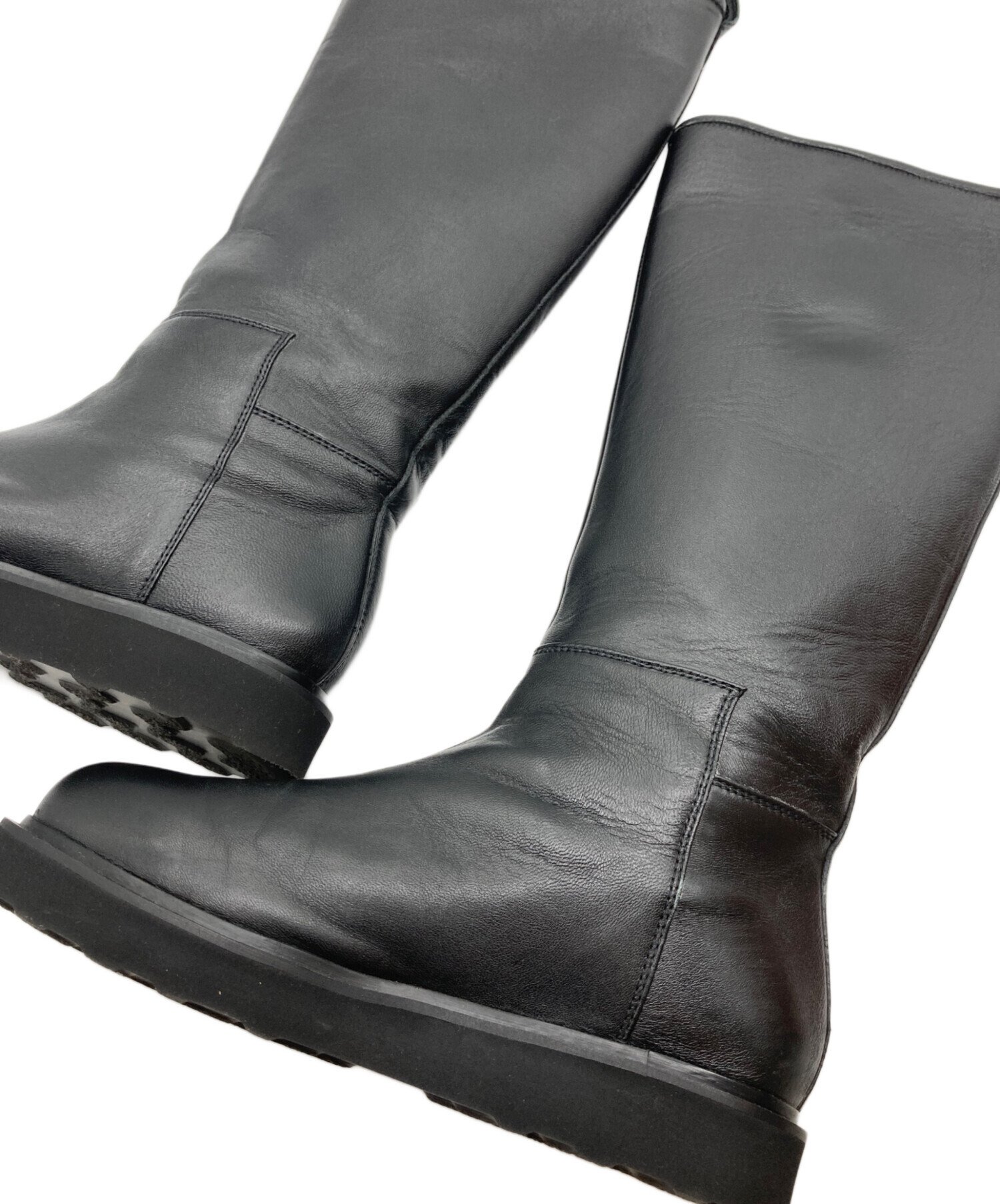 中古・古着通販】Caminando (カミナンド) RIDING LONG BOOTS ブラック