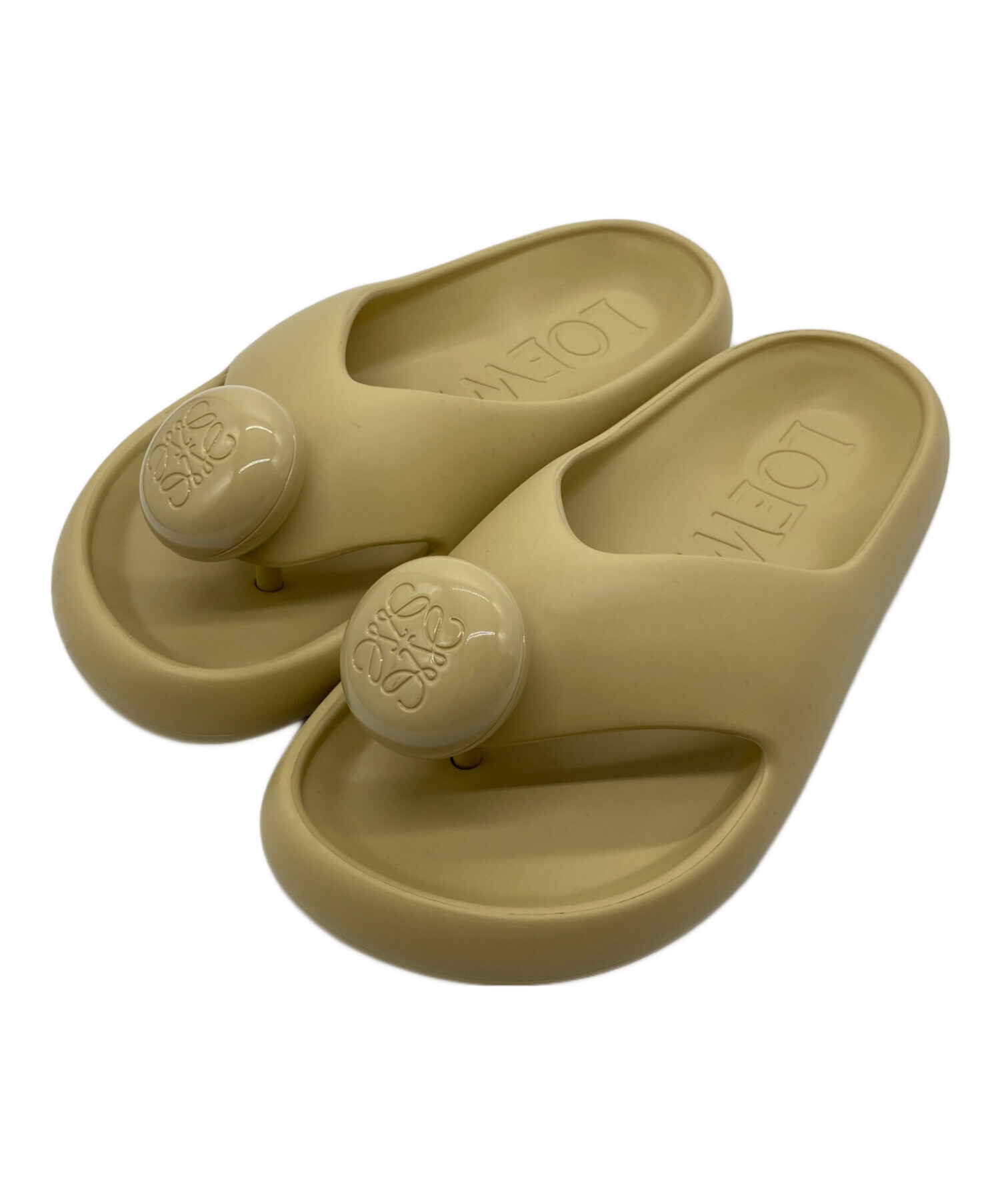 中古・古着通販】LOEWE (ロエベ) bubble thong slide OAT MILK サイズ