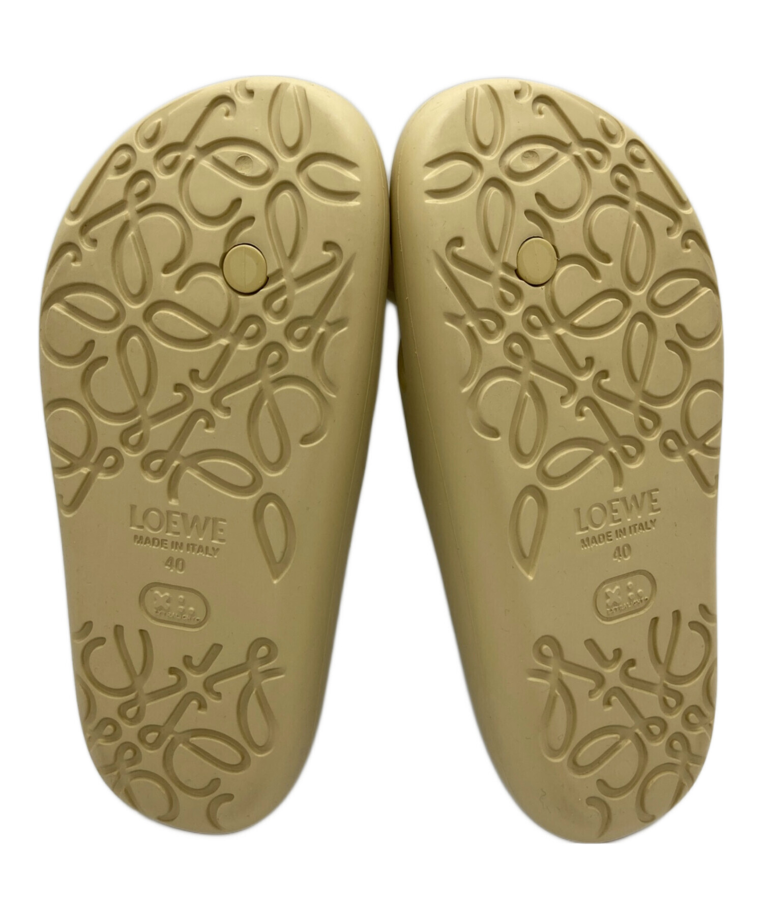 中古・古着通販】LOEWE (ロエベ) bubble thong slide OAT MILK サイズ