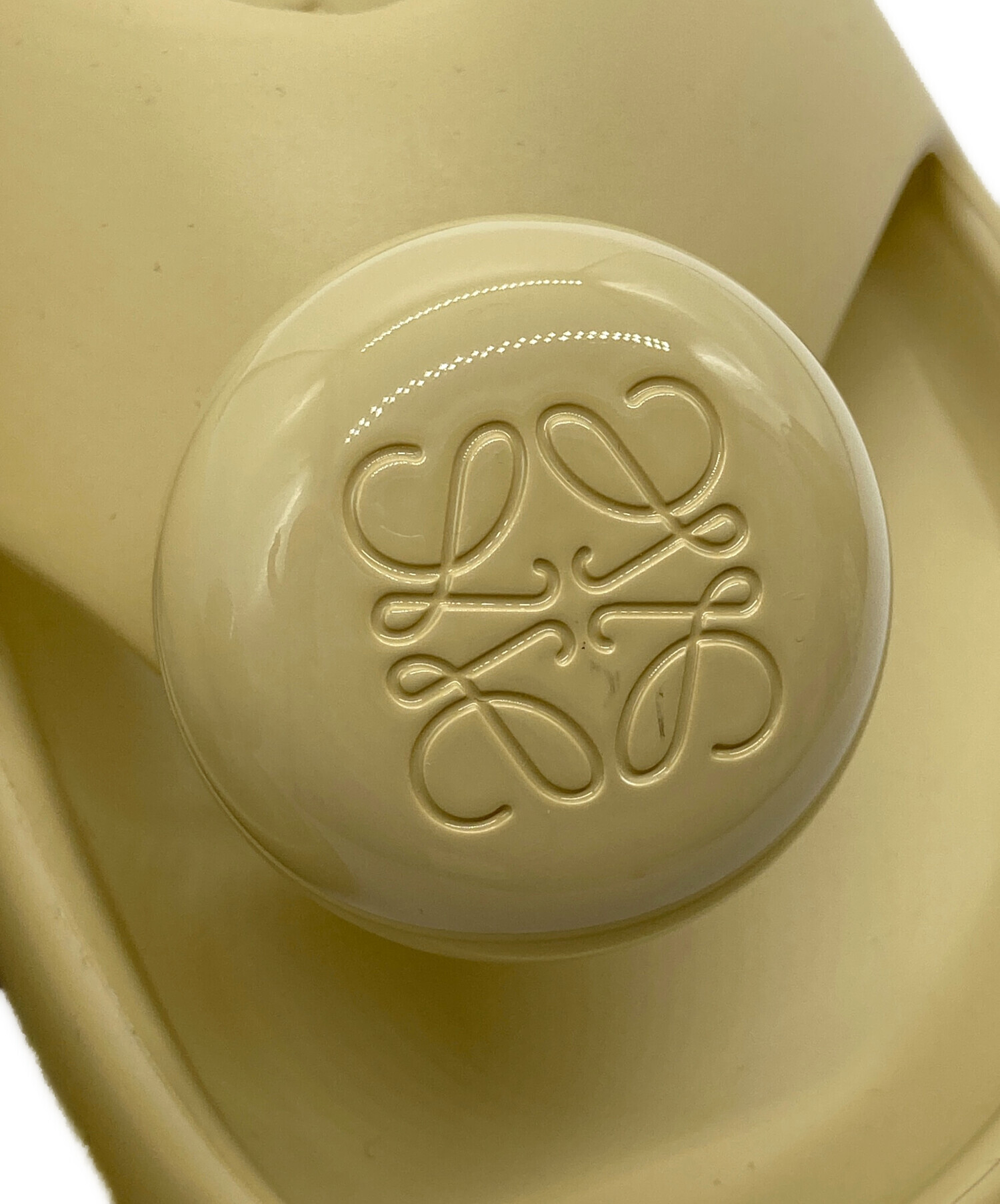 中古・古着通販】LOEWE (ロエベ) bubble thong slide OAT MILK サイズ 