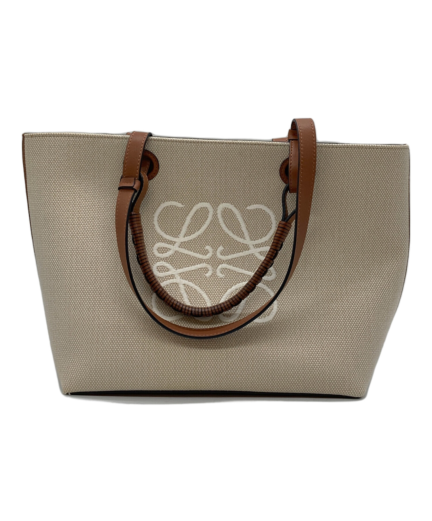 ロエベ★LOEWEアナグラムスクエアトートバッグ★中古美品★ LOEWE】ロエベ『アナグラム スクエアトートバッグ』A933C05X01
