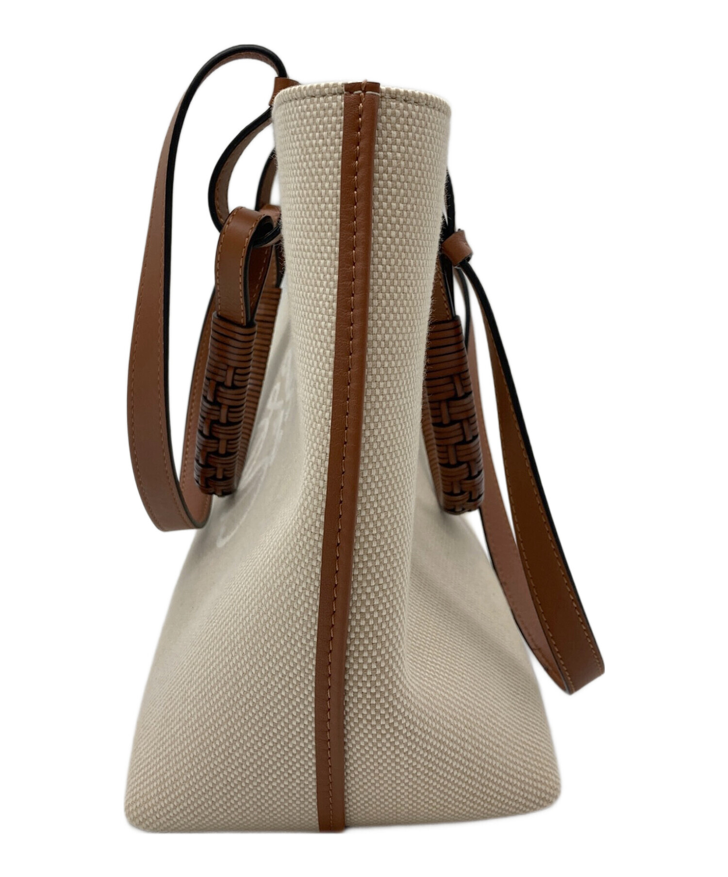 中古・古着通販】LOEWE (ロエベ) アナグラムトートバッグ エクリュ 