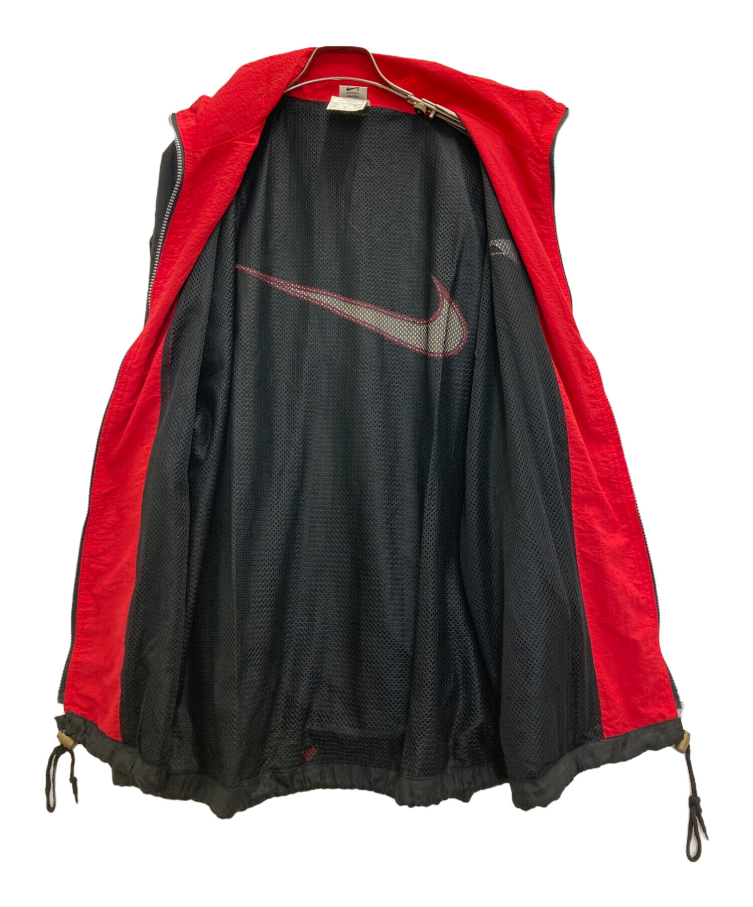 中古・古着通販】NIKE (ナイキ) 90s NYLON JACKET ブラック サイズ:Ⅿ