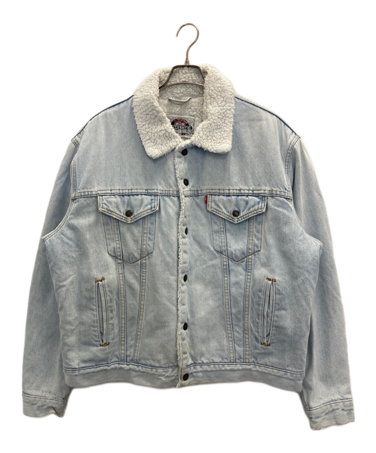 中古・古着通販】LEVI'S (リーバイス) ボアデニムジャケット スカイ
