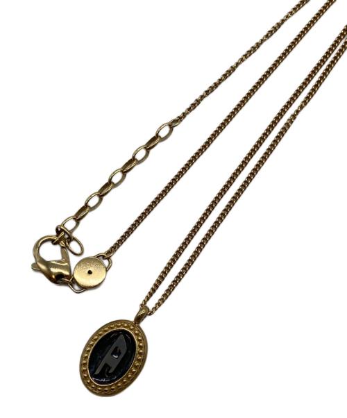 値下げDIESEL ゴールド ネックレス 中古・古着通販】DIESEL (ディーゼル) ロゴネックレス ゴールド