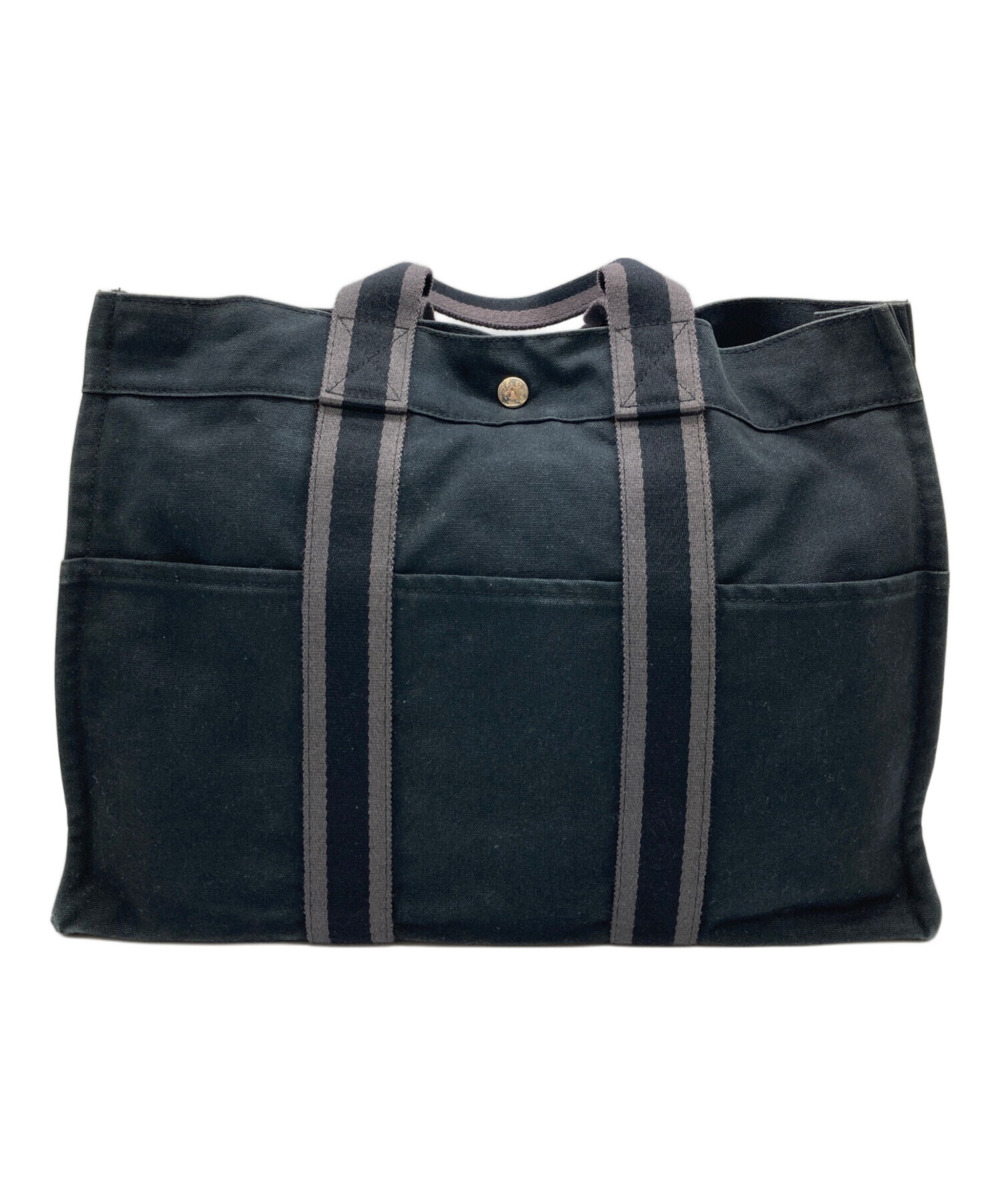 中古・古着通販】HERMES (エルメス) トートバッグ ブラック｜ブランド 