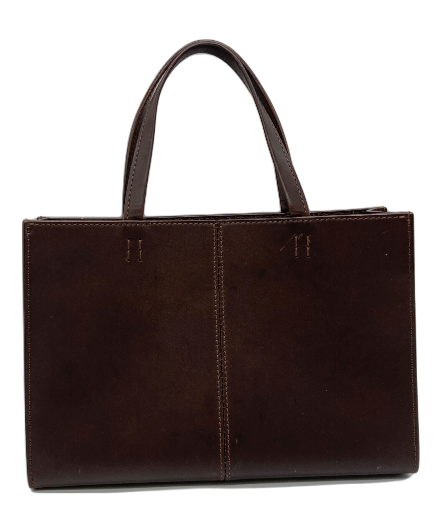 中古・古着通販】土屋鞄 (ツチヤカバン) レザートートバッグ ダーク