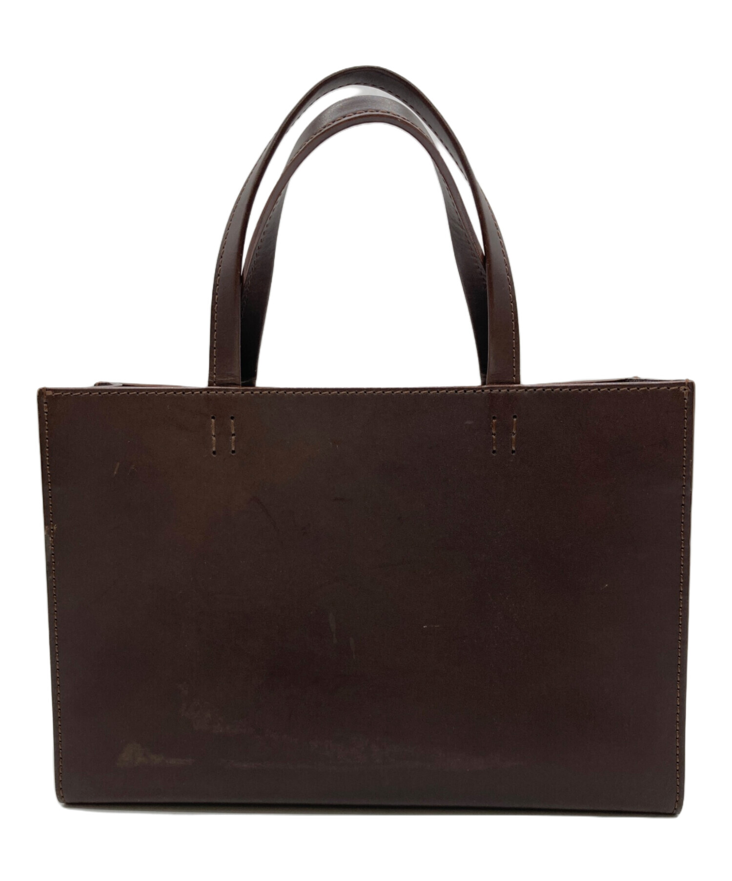 中古・古着通販】土屋鞄 (ツチヤカバン) レザートートバッグ ダーク