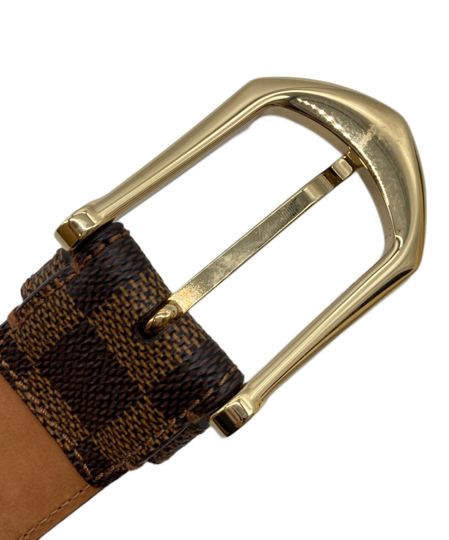 【未使用展示品】ルイヴィトン　クロコダイル　サンチュール　ベルト　ブラウン 中古・古着通販】LOUIS VUITTON (ルイ ヴィトン) サンチュール