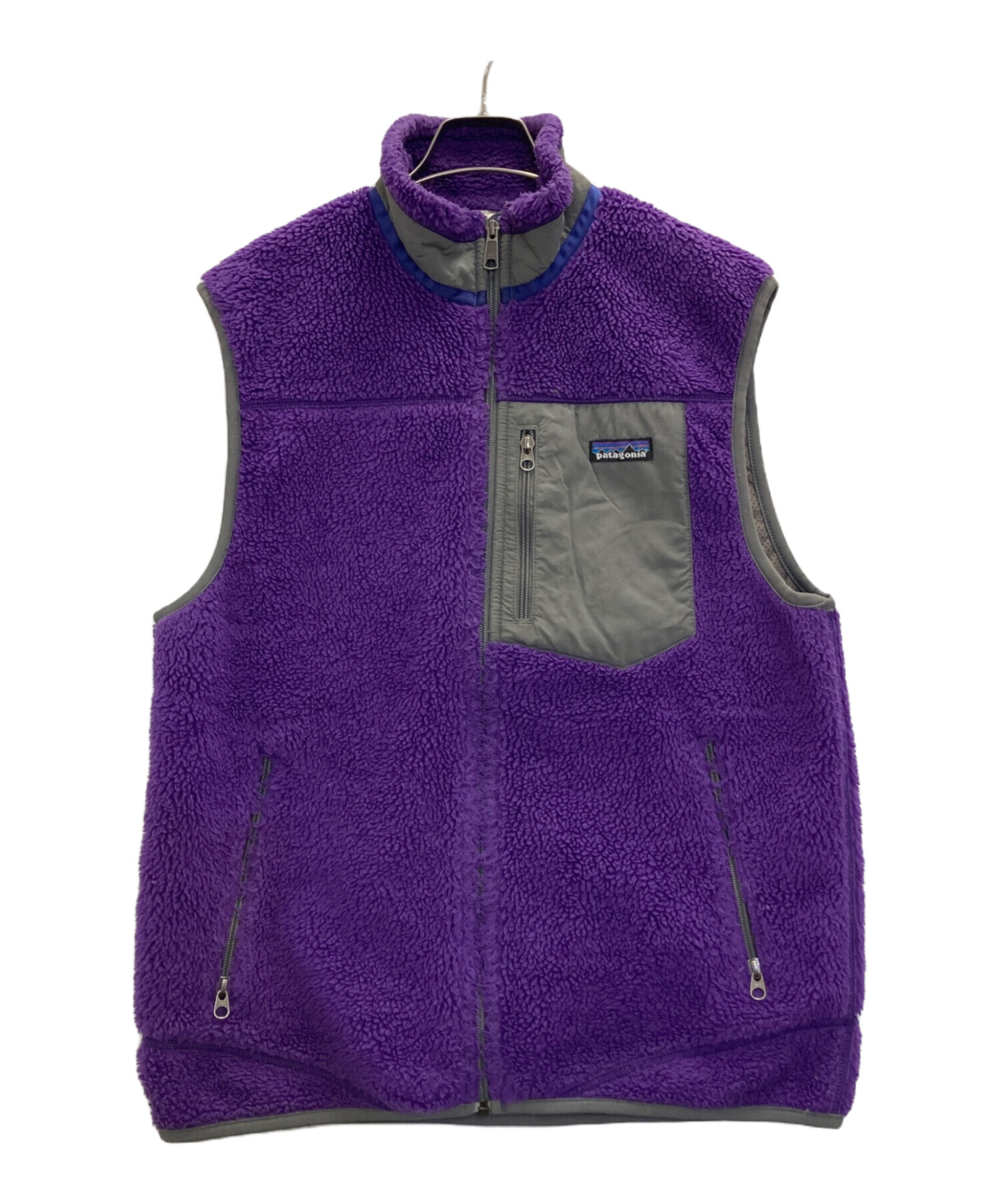 美品　パタゴニア メンズ　フリースベスト L 紫 中古・古着通販】Patagonia (パタゴニア) フリースベスト パープル