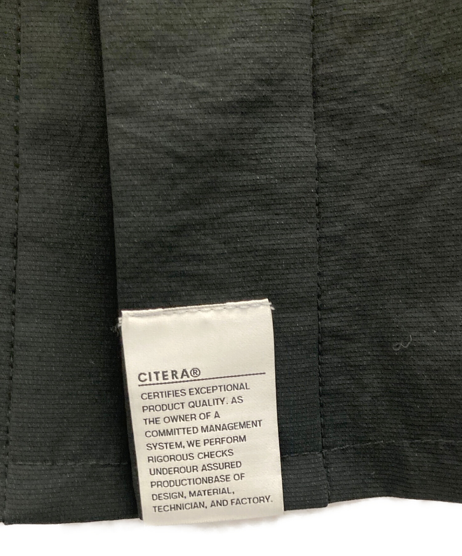 中古・古着通販】CITERA (シテラ) JD JKT ブラック サイズ:M｜ブランド
