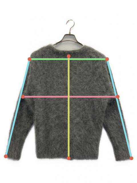 中古・古着通販】IENA (イエナ) シャギーニットカーディガン グレー