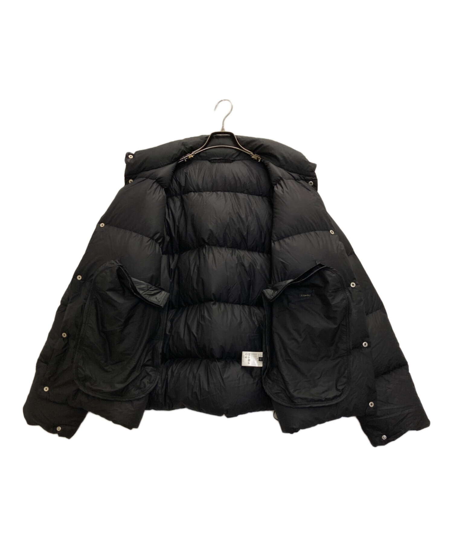 中古・古着通販】COMOLI (コモリ) DOWN JACKET ブラック サイズ:3