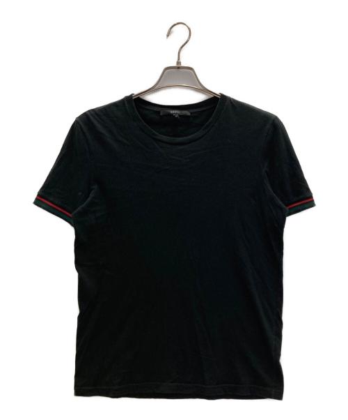 中古・古着通販】GUCCI (グッチ) シェリーラインリブT-shirts ブラック