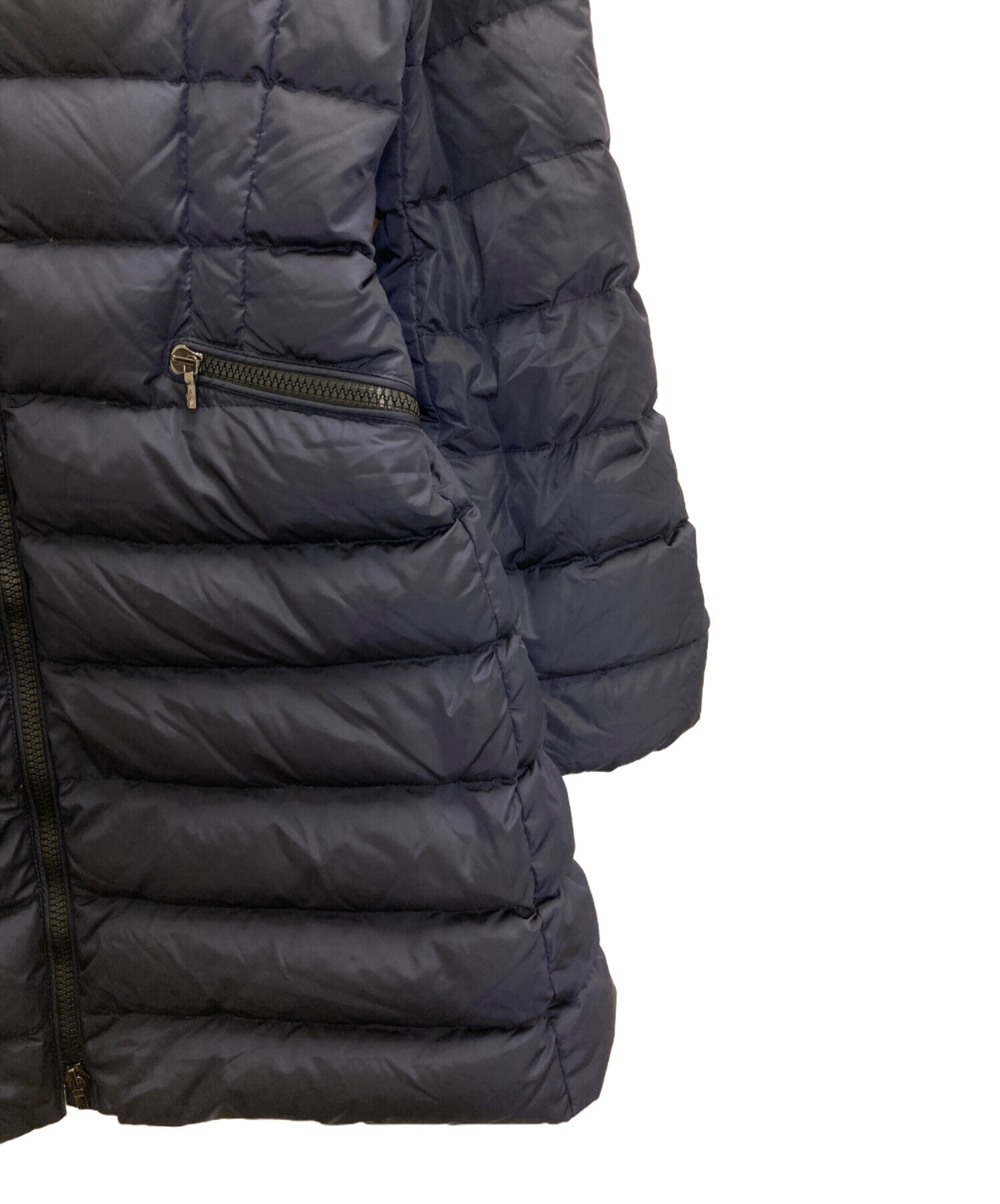 中古・古着通販】MONCLER (モンクレール) ロングダウンコート ネイビー 