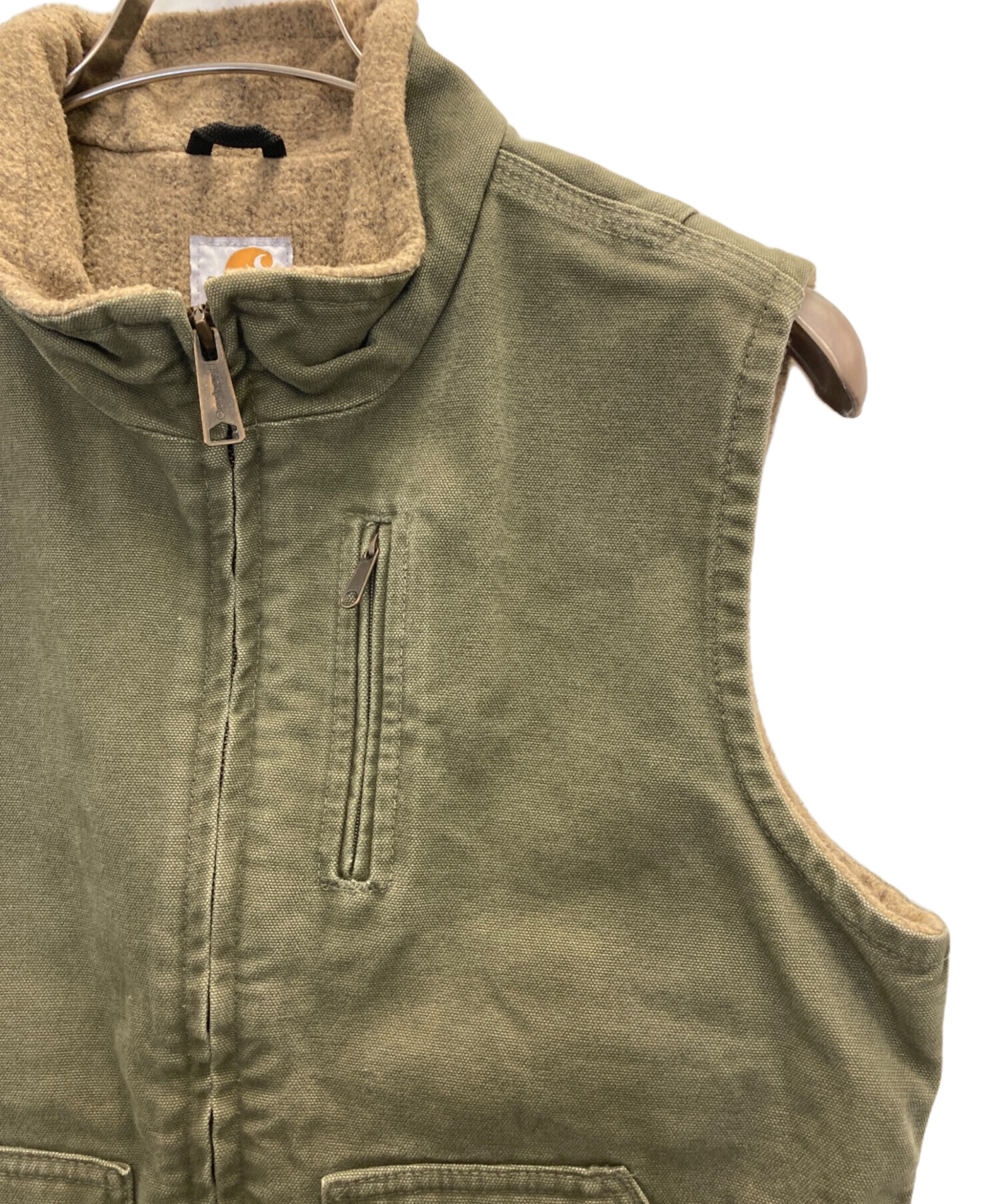 中古・古着通販】CarHartt (カーハート) ダック地ハイネックベスト