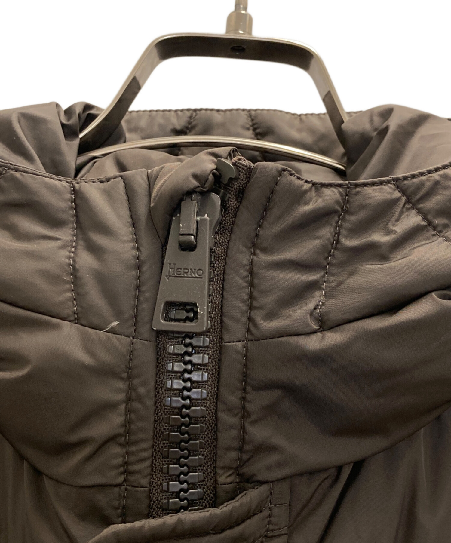 中古・古着通販】HERNO (ヘルノ) ポーラテックフーデッドダウンコート