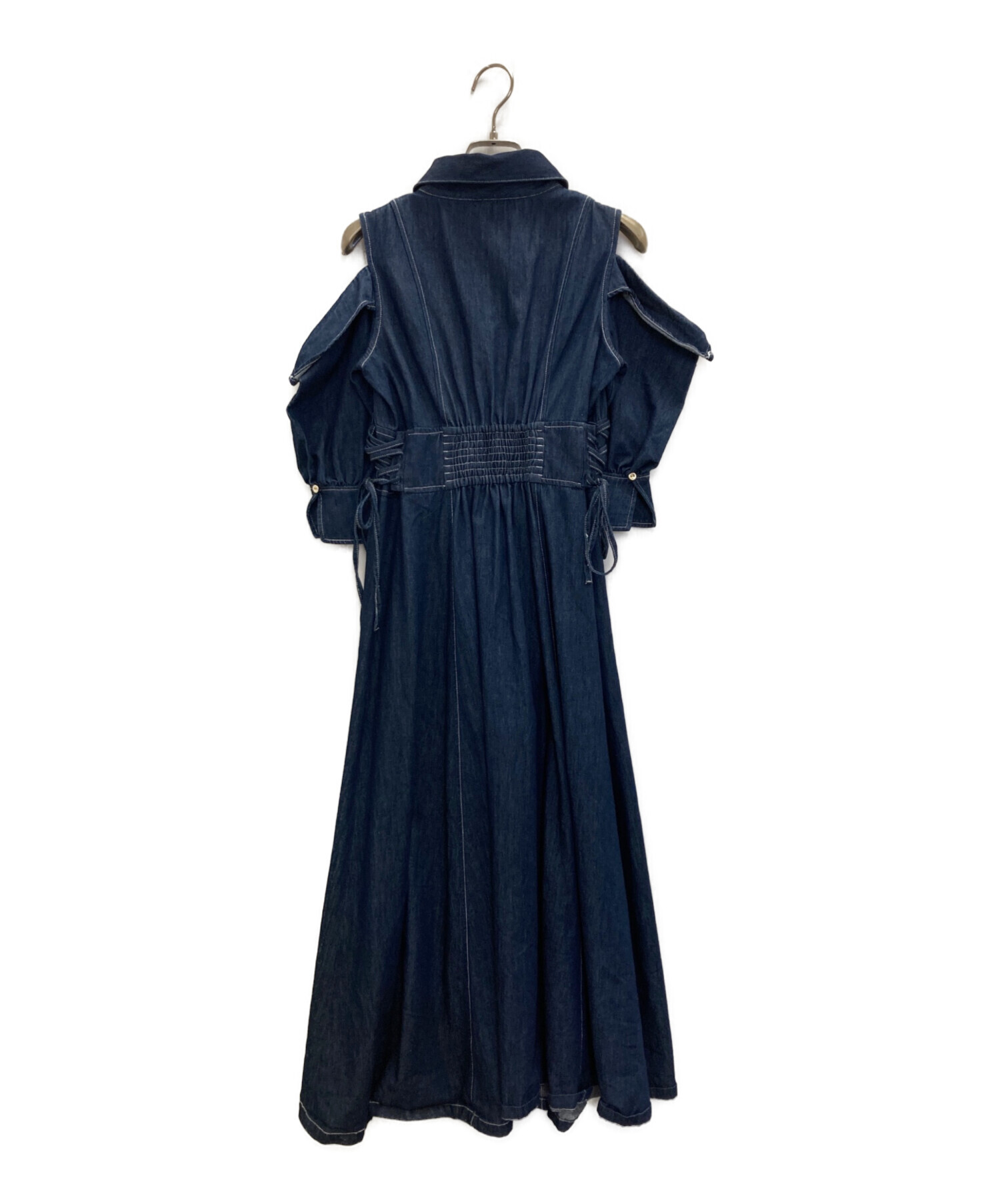 中古・古着通販】dazzlin (ダズリン) オープンショルダーデニム