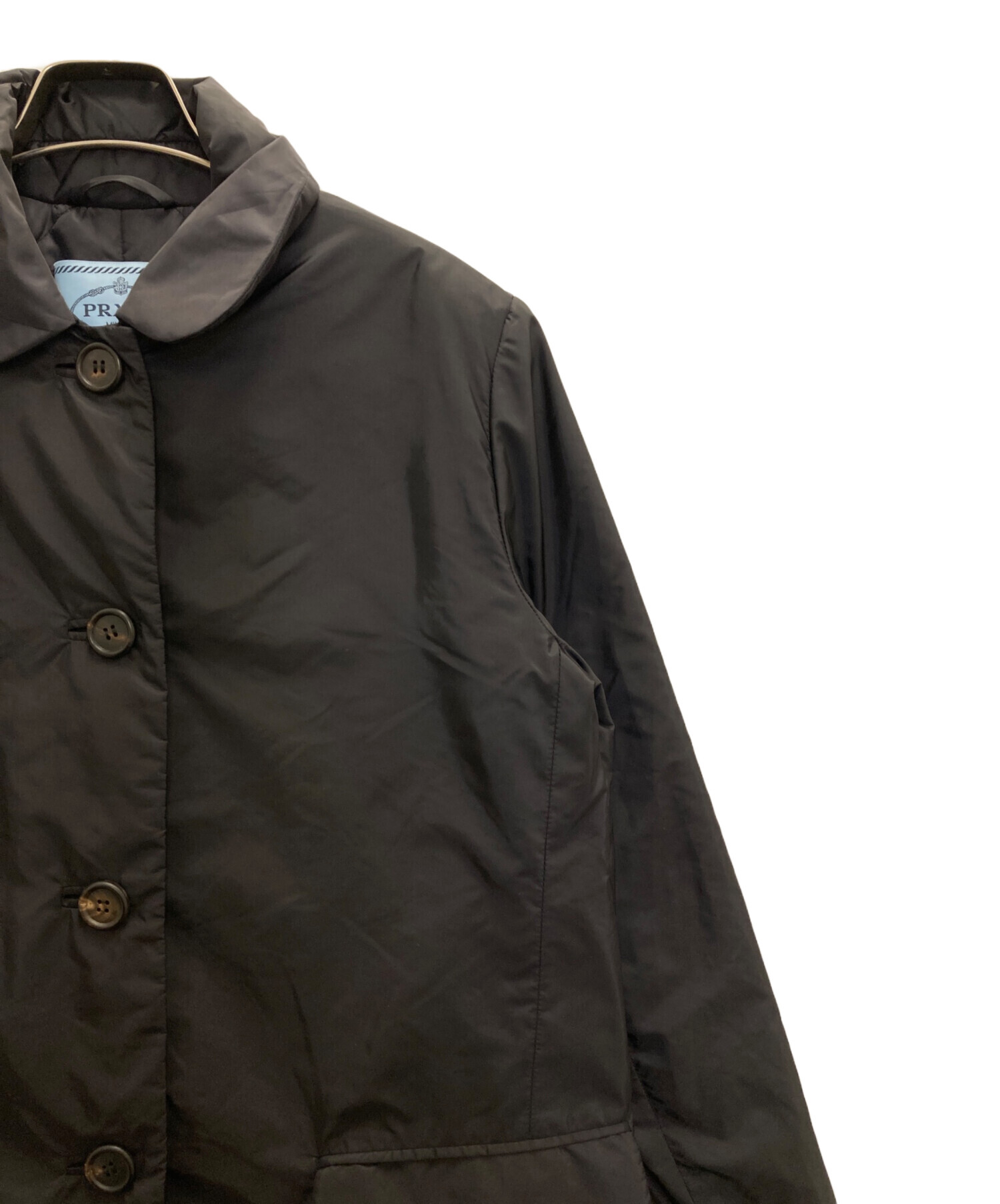 中古・古着通販】PRADA (プラダ) ベルト付中綿ナイロンジャケット 