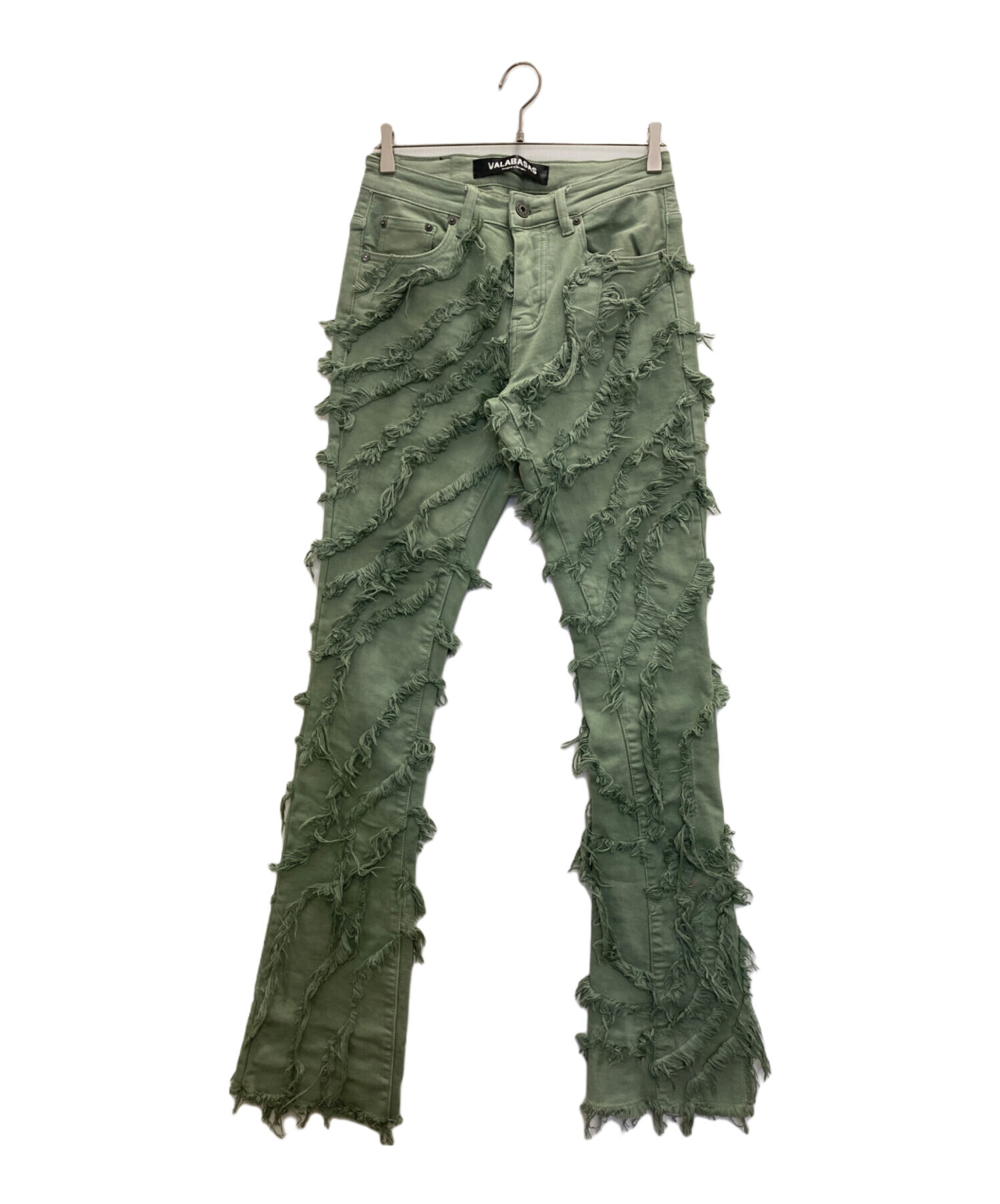 中古・古着通販】VALABASAS (バラバサス) ハードクラッシュ フリンジ