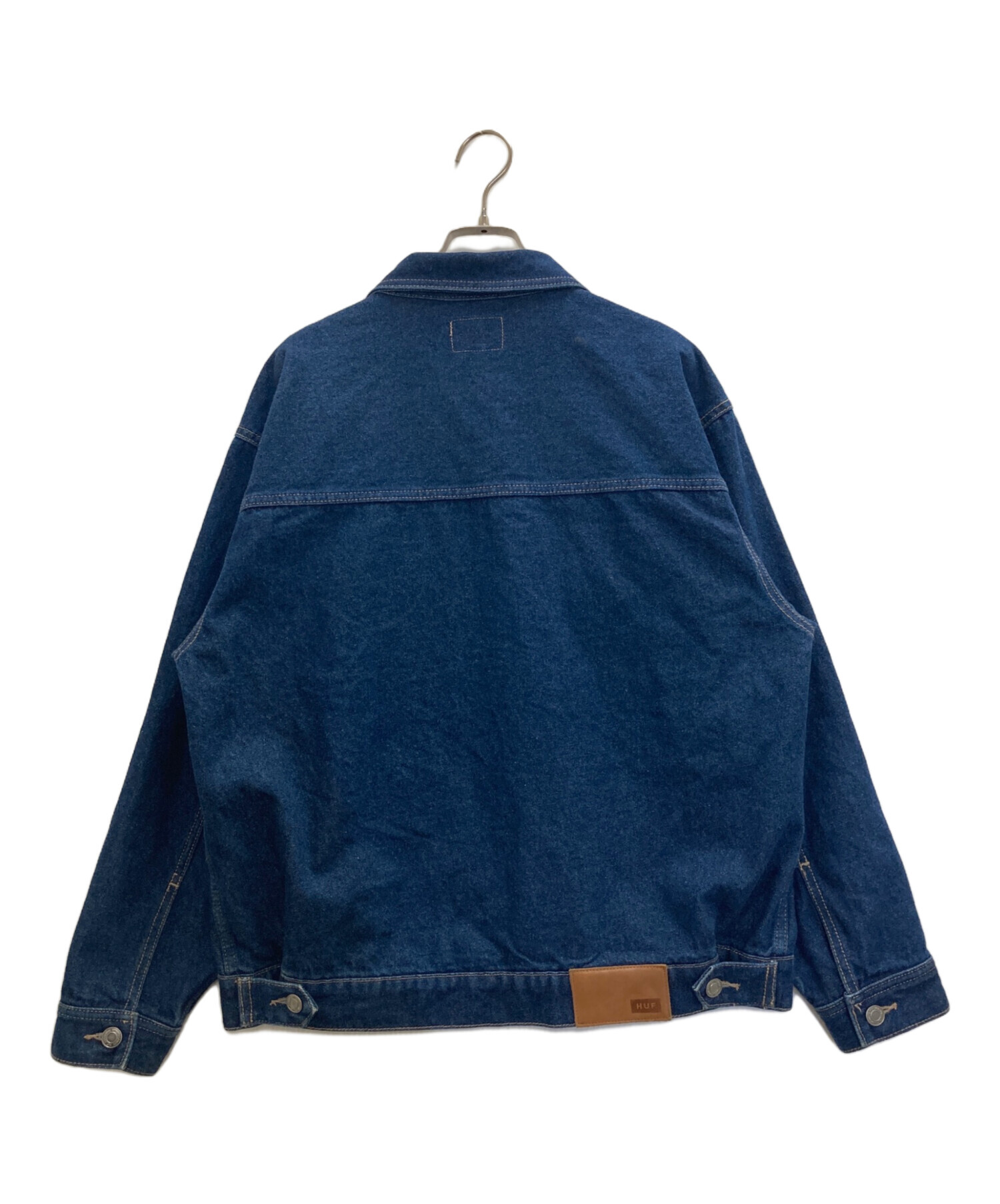 ☆新品【HUF】OD DENIM ZIP JACKET 中古・古着通販】HUF (ハフ) OD DENIM ZIP JACKET インディゴ サイズ