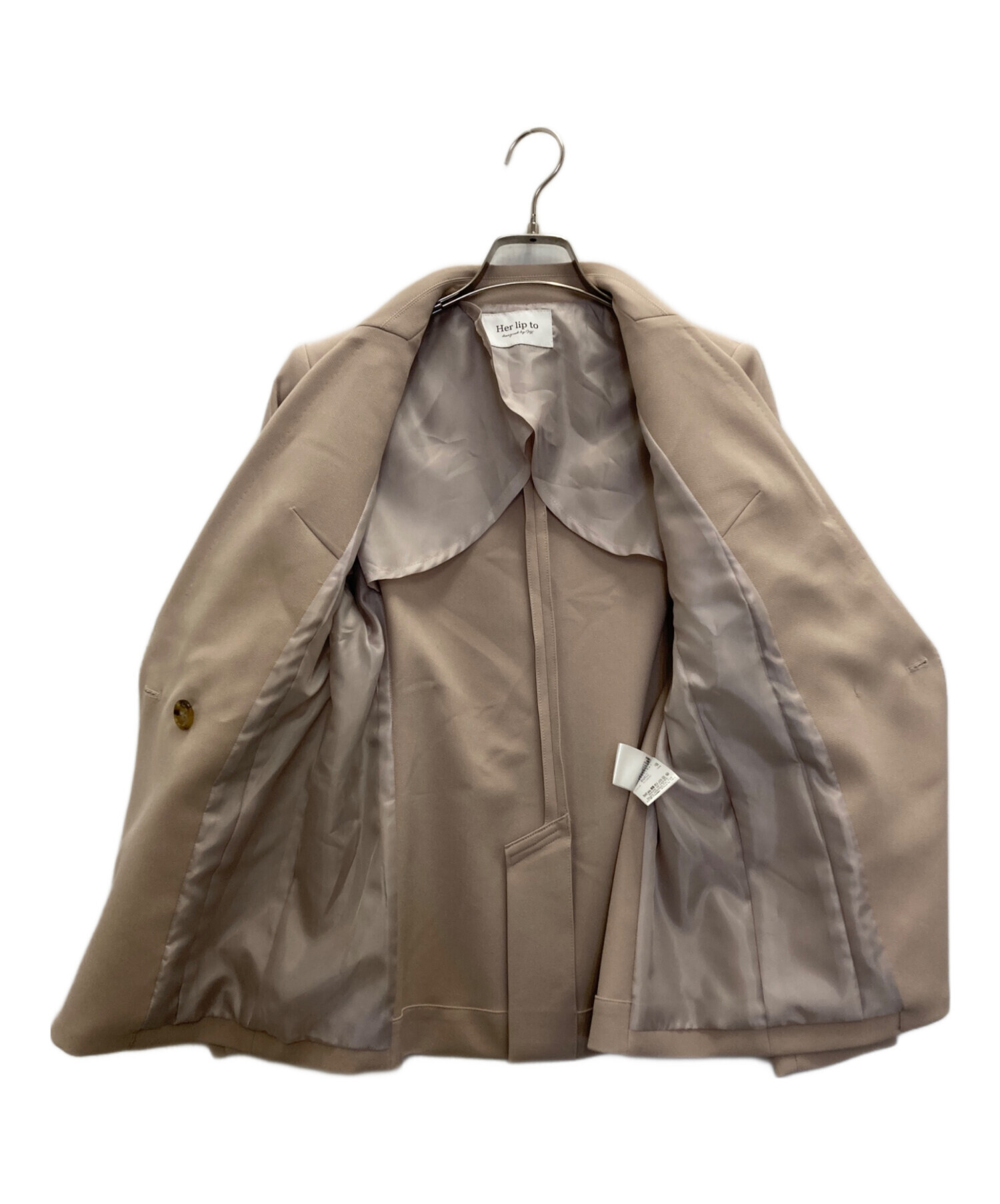 ジャケット・アウター Herlipto Double Breasted Classic Blazer 中古・古着通販】HER LIP TO (ハーリップトゥ) Double Breasted