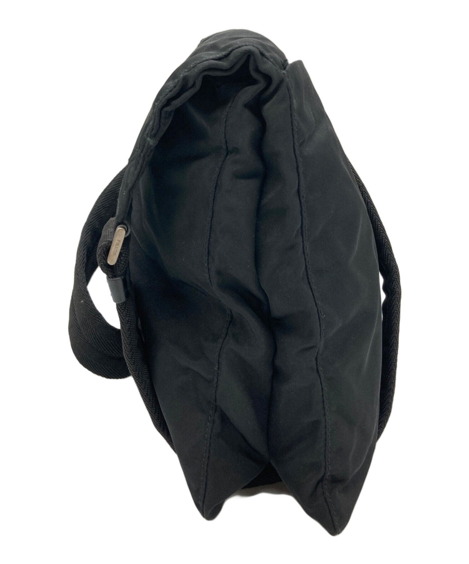 中古・古着通販】PRADA (プラダ) 三角ロゴナイロンショルダーバッグ