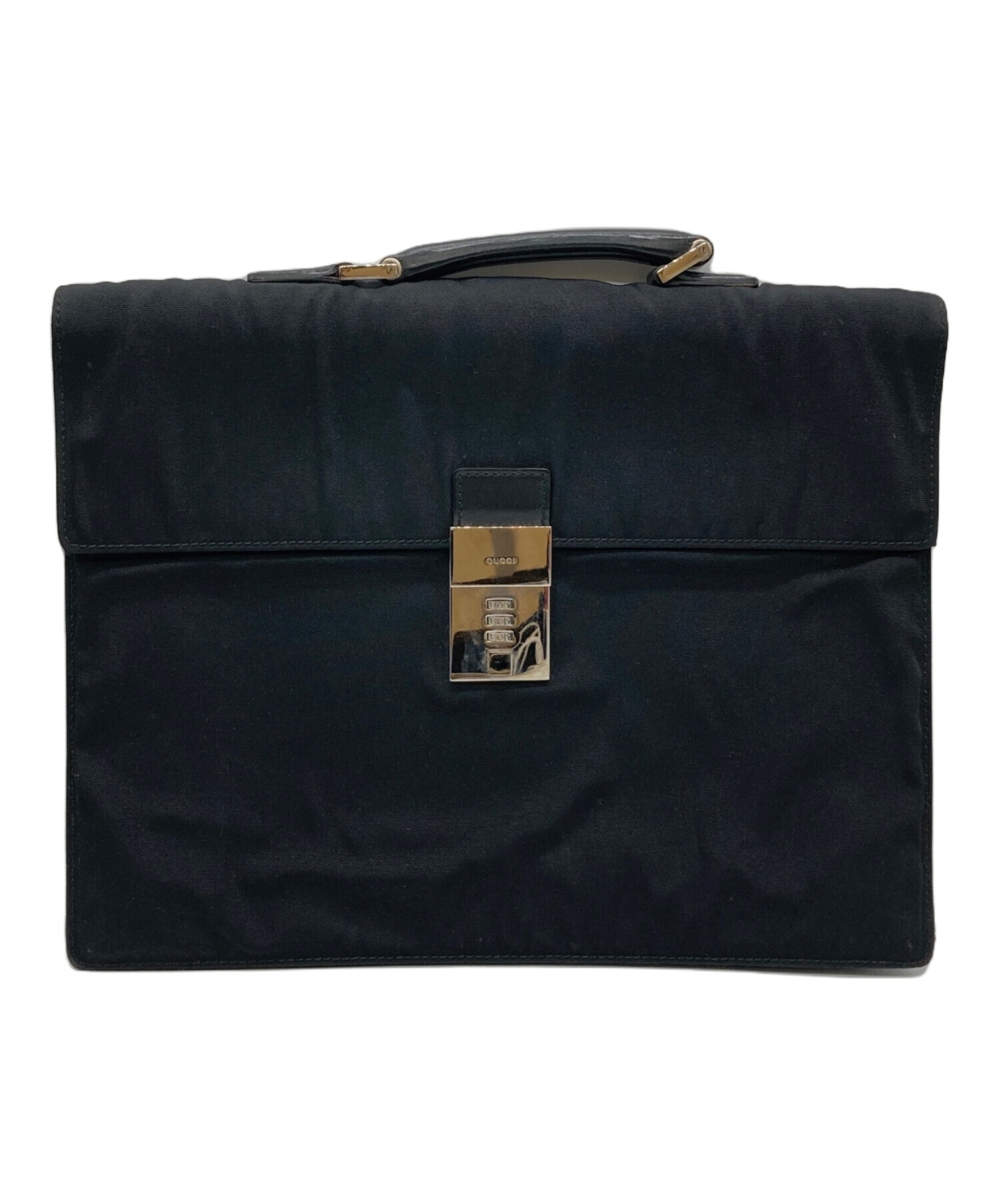 GUCCI グッチ ビジネスバッグ ブリーフケース レザー ダイヤルロック式 中古・古着通販】GUCCI (グッチ) ダイヤルロックブリーフケース