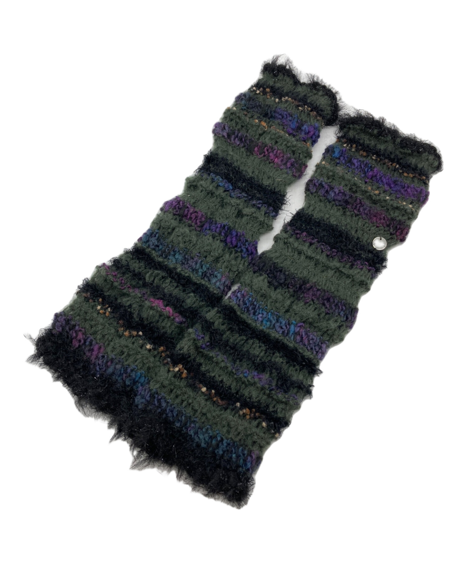 中古・古着通販】rurumu (ルルムウ) 手編みアームウォーマー グリーン