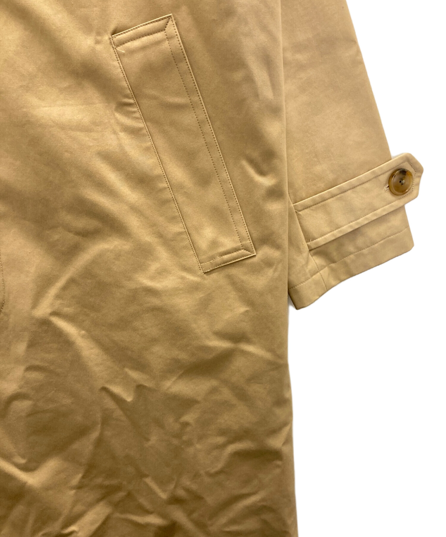 中古・古着通販】UMBER (アンバー) ステンカラーコート ベージュ