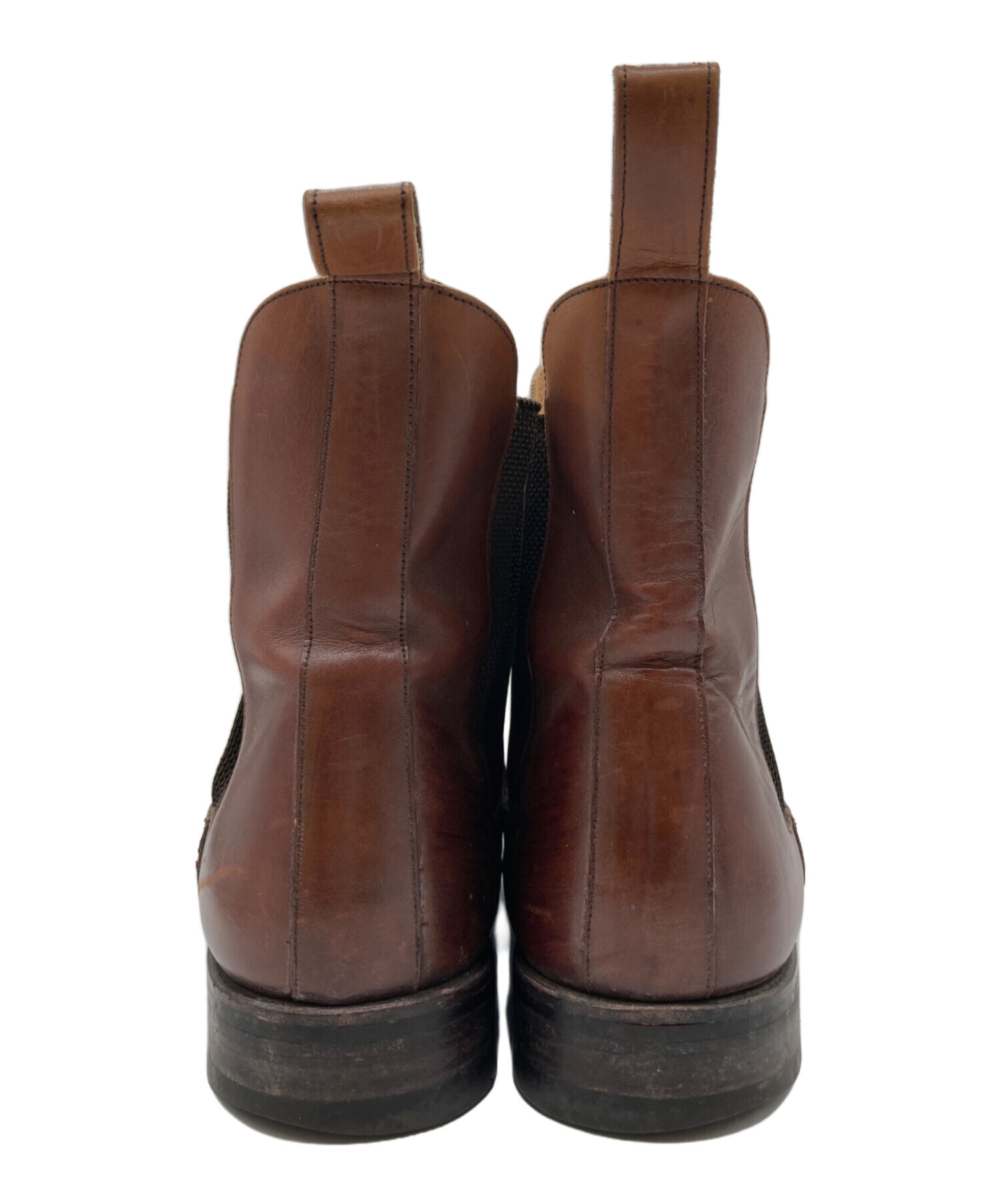 中古・古着通販】YANKO (ヤンコ) サイドゴアブーツ ブラウン サイズ:8