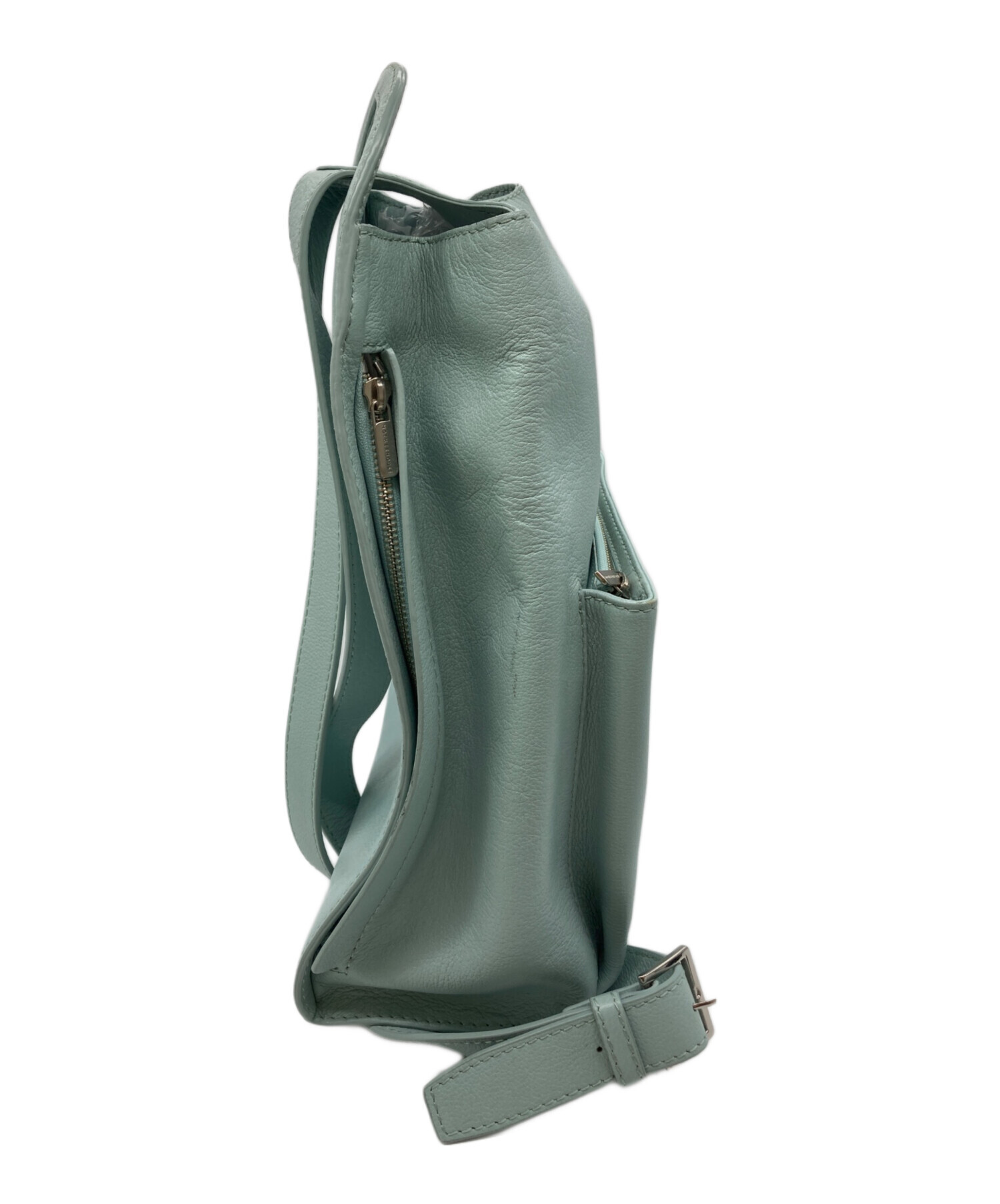 中古・古着通販】MOTHERHOUSE (マザーハウス) レザーリュック スカイ