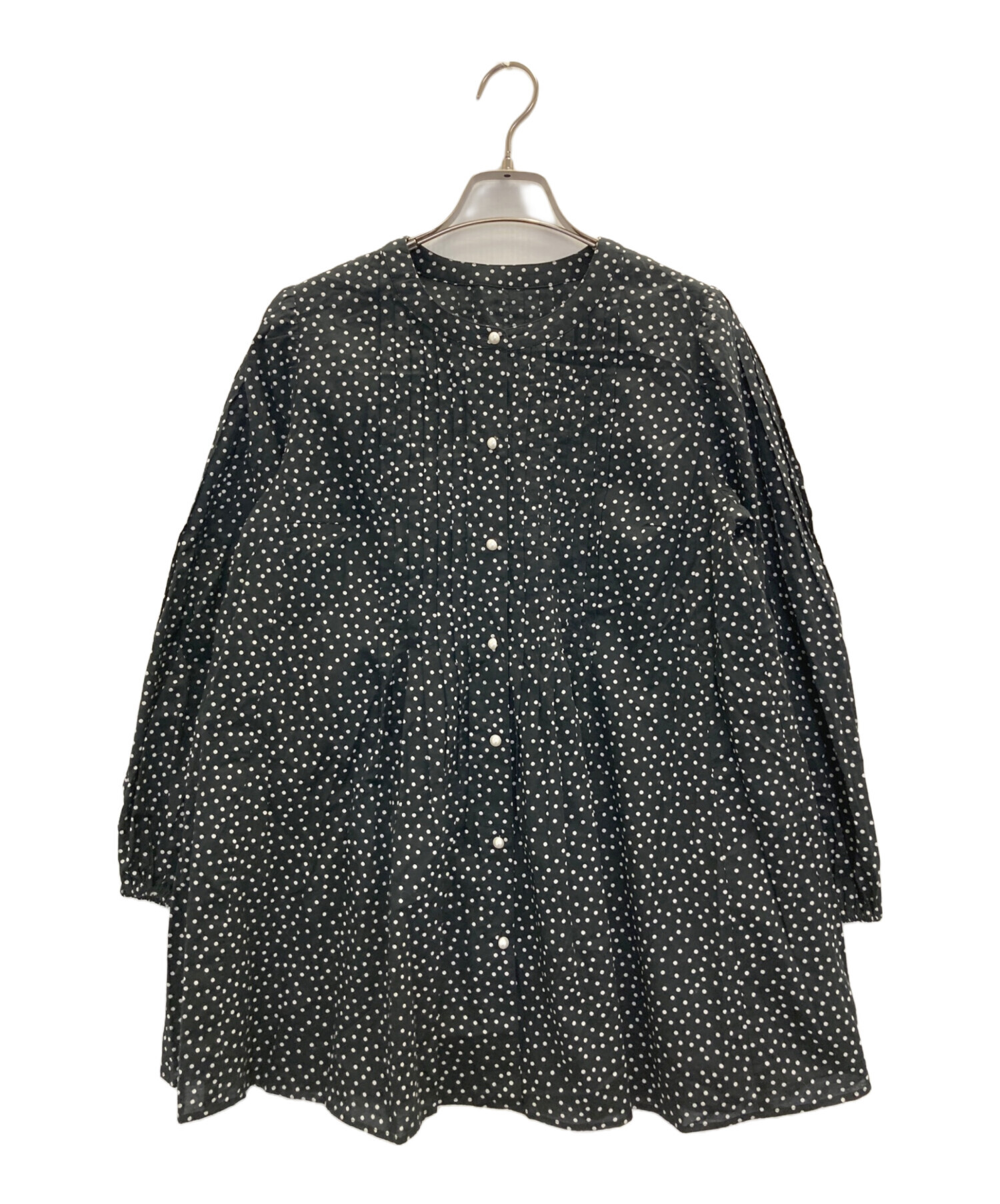 34】美品【中古】レリアン Leilian ブラウス 表記 9号 М 38号 相当 