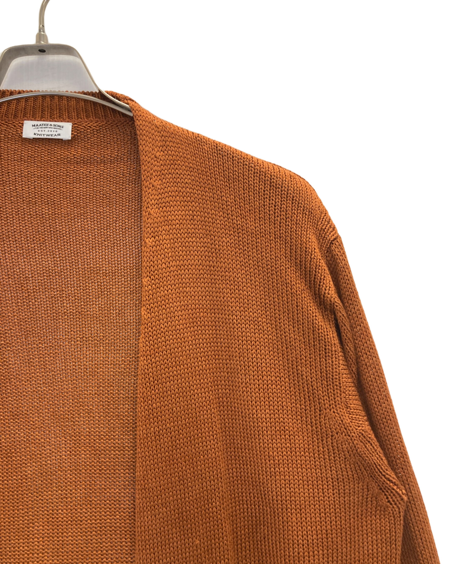 中古・古着通販】MAATEE&SONS (マーティーアンドサンズ) NO/B CARDIGAN