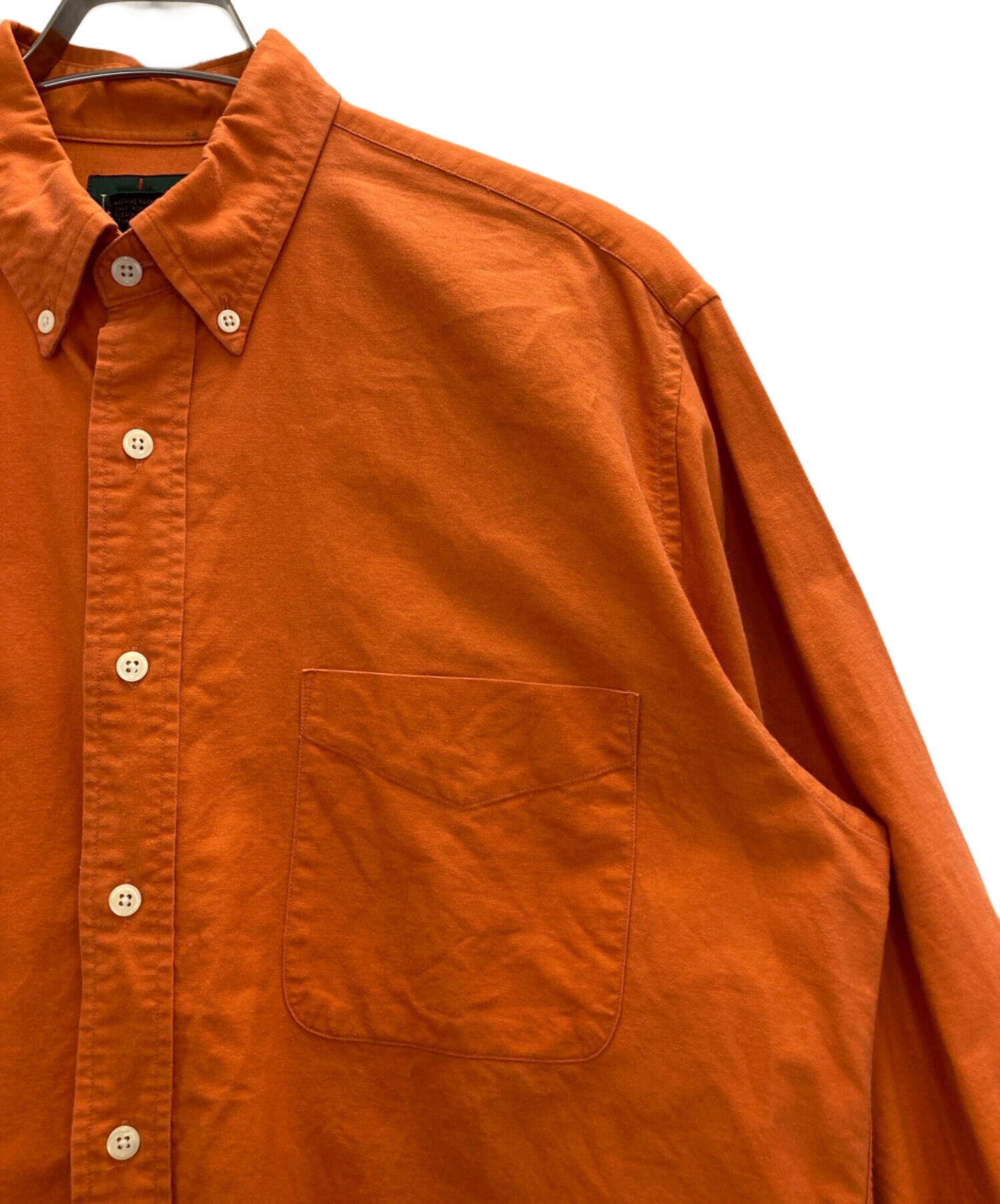中古・古着通販】J.CREW (ジェイクルー) ボタンダウンシャツ オレンジ