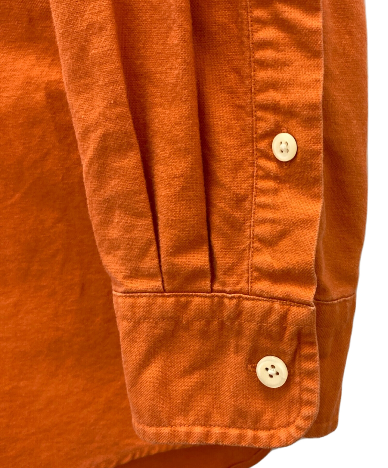 00s J.CREW ストライプシャツ 長袖シャツ ペールオレンジ 中古・古着通販】J.CREW (ジェイクルー) ボタンダウンシャツ オレンジ