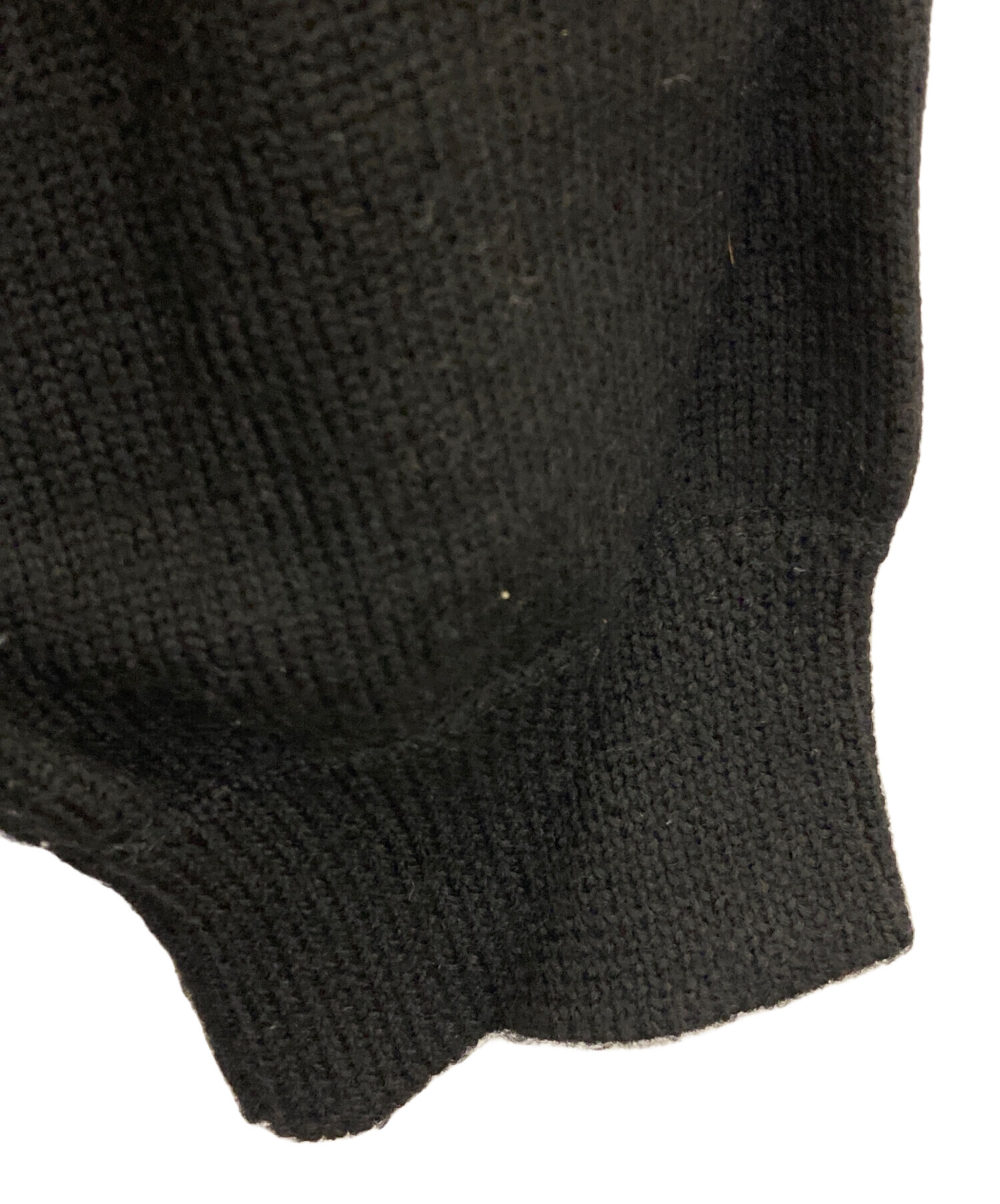 中古・古着通販】A.P.C. (アーペーセー) ニットフーディー ブラック