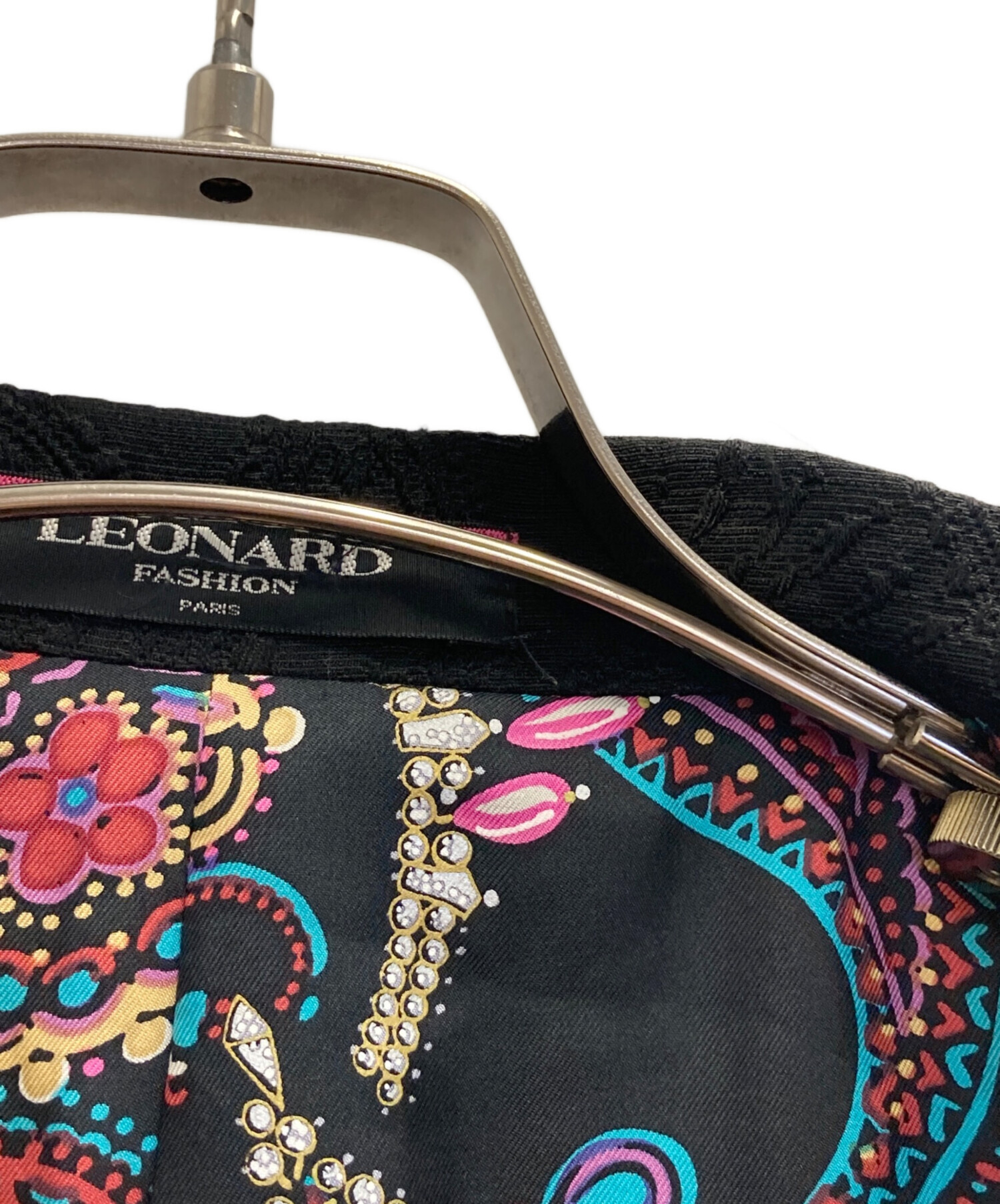 中古・古着通販】LEONARD (レオナール) スカートスーツ ブラック