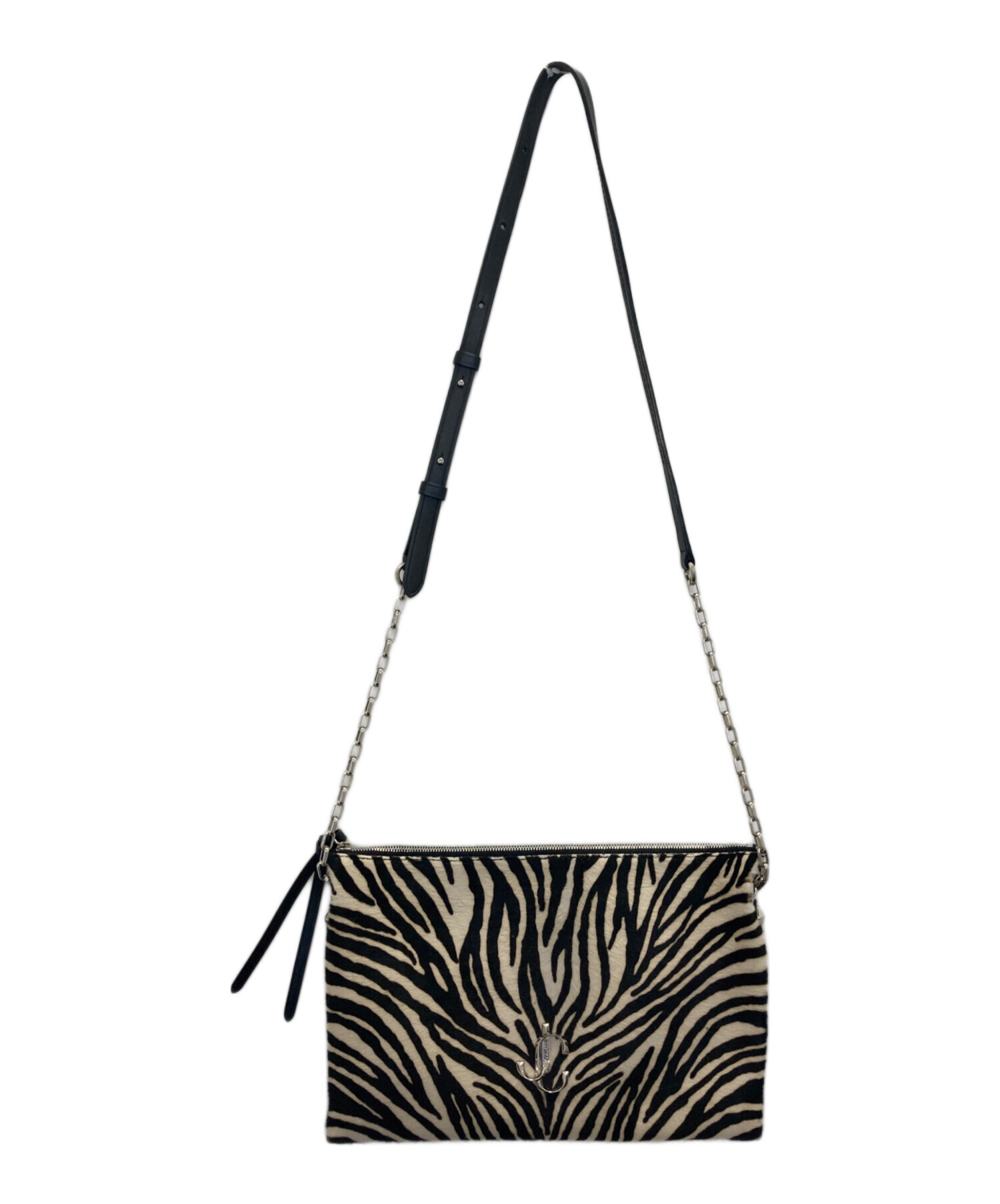 中古・古着通販】JIMMY CHOO (ジミーチュウ) ハラコゼブラチェーン