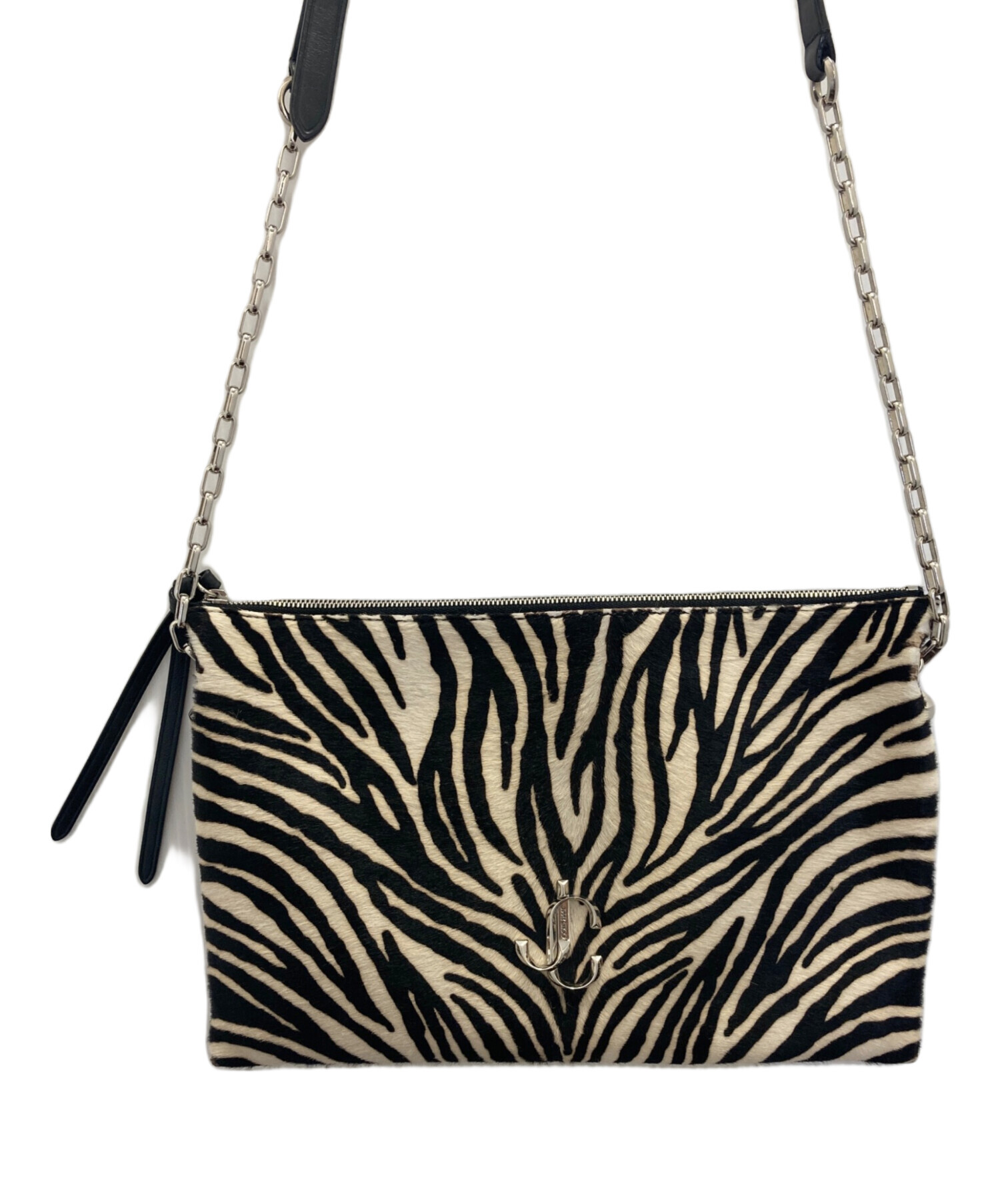 中古・古着通販】JIMMY CHOO (ジミーチュウ) ハラコゼブラチェーン