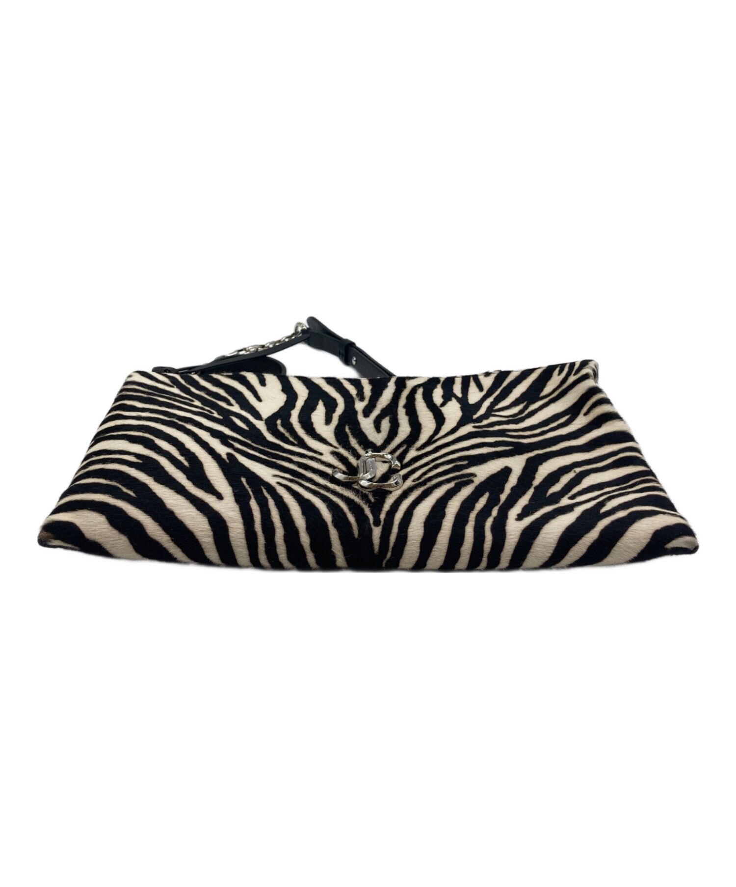 中古・古着通販】JIMMY CHOO (ジミーチュウ) ハラコゼブラチェーン 