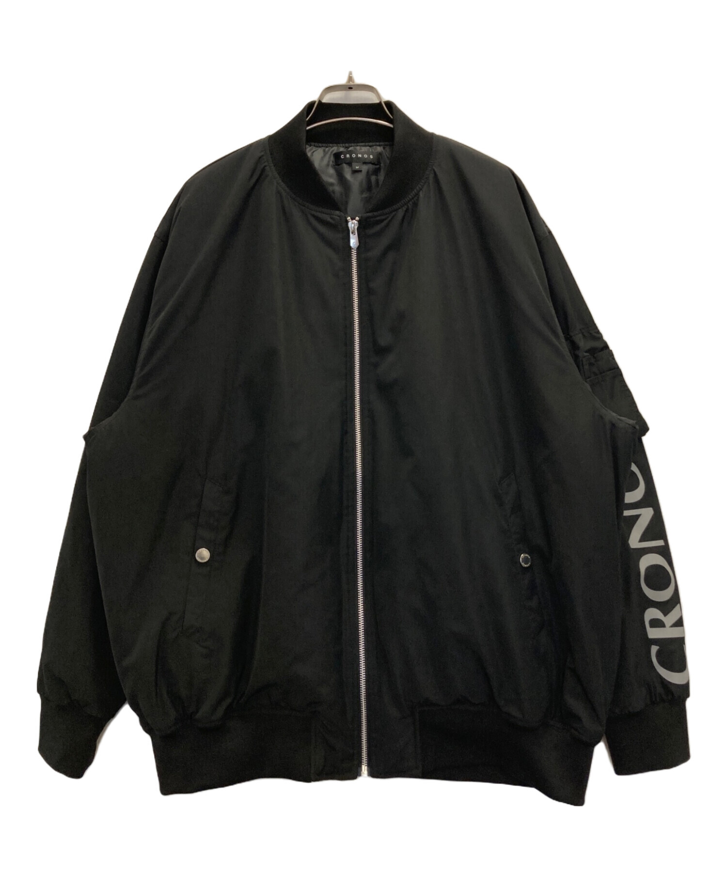 中古・古着通販】CRONOS (クロノス) MA-1ジャケット ブラック サイズ