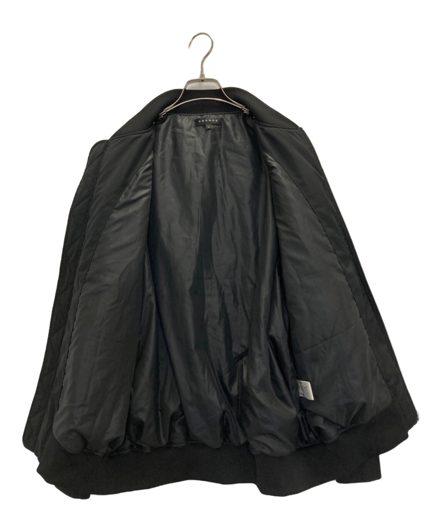 中古・古着通販】CRONOS (クロノス) MA-1ジャケット ブラック サイズ