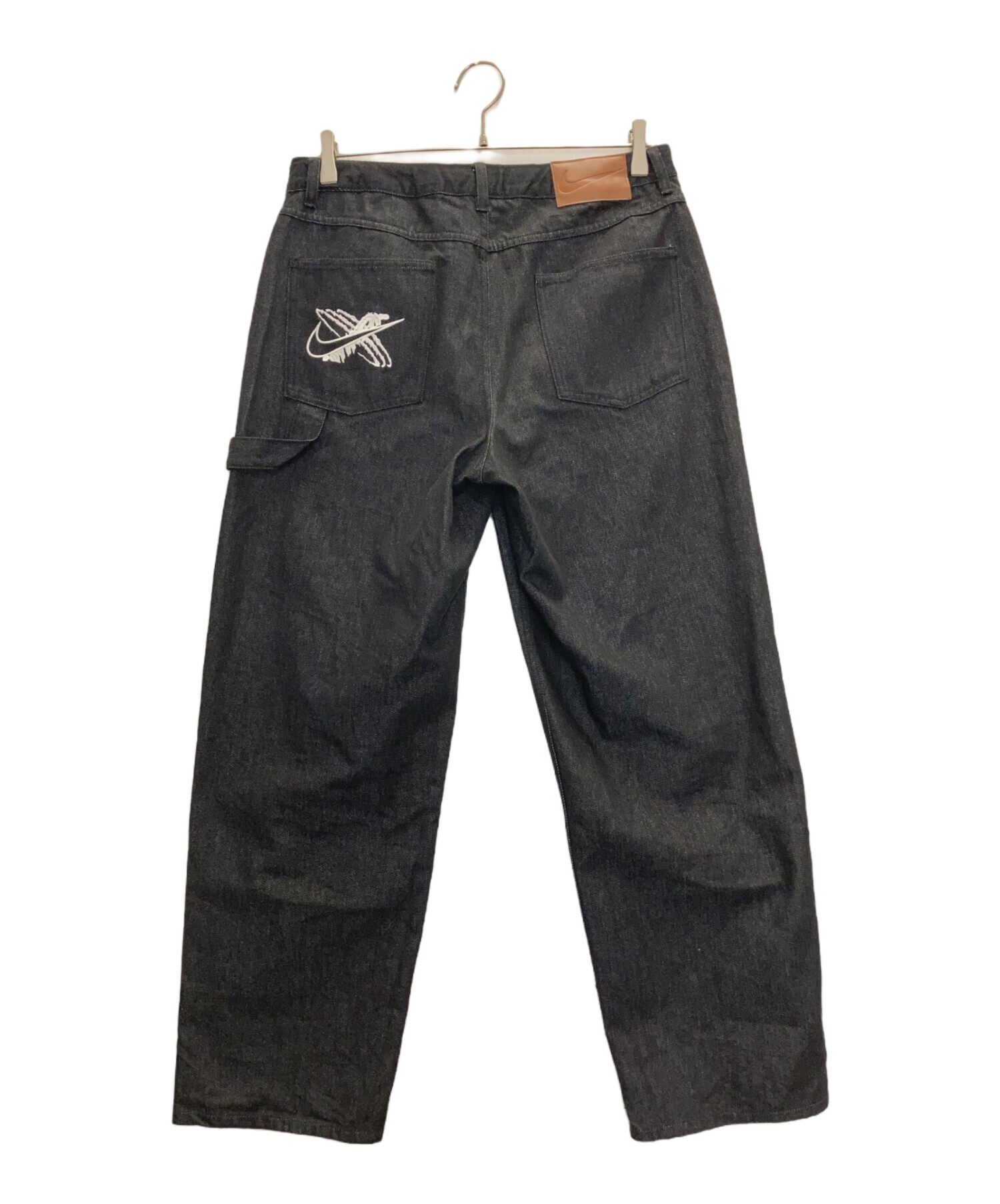 中古・古着通販】NIKE (ナイキ) Loose Denim Pants グレー サイズ:M 