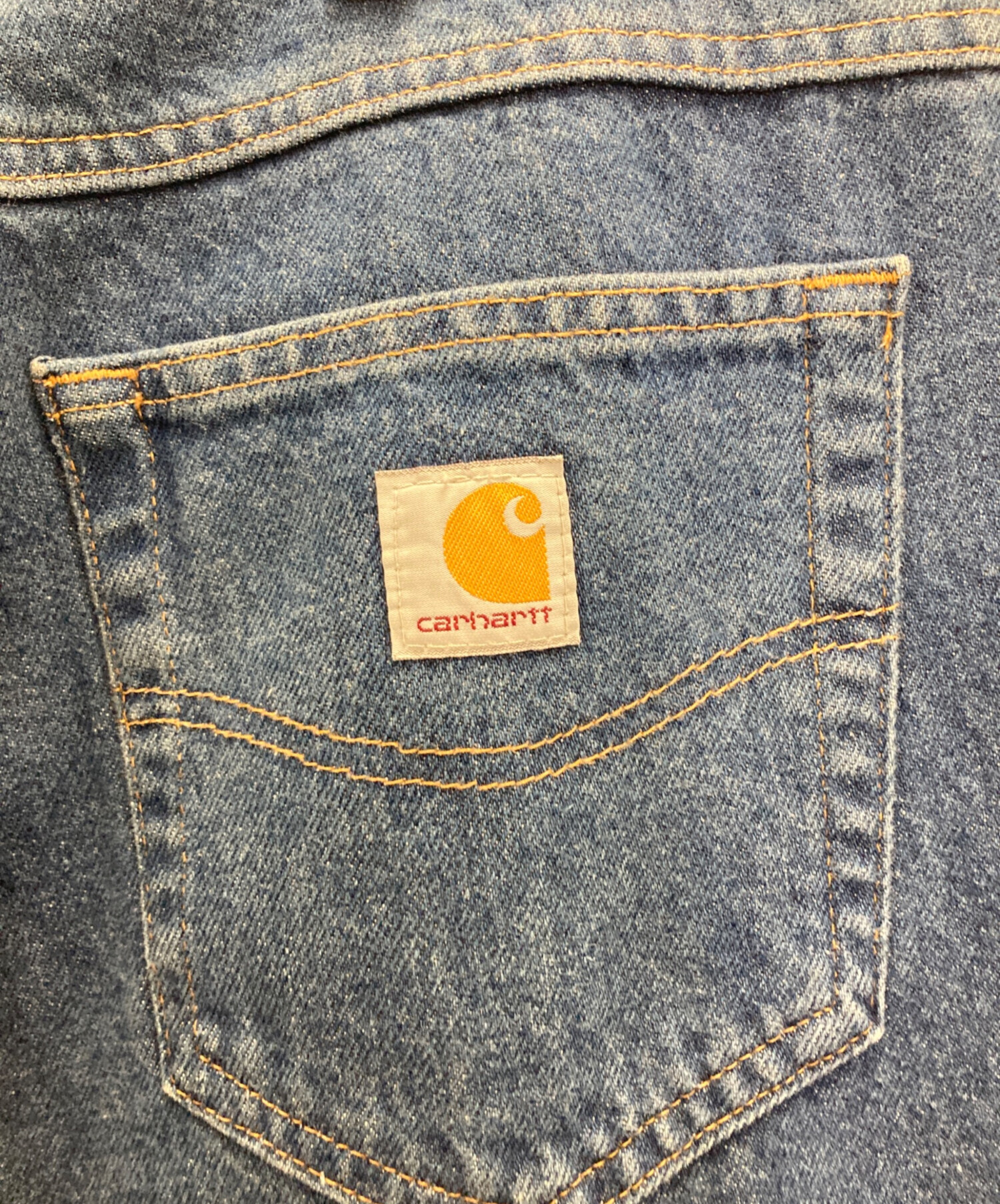中古・古着通販】CarHartt (カーハート) ワイドデニムパンツ