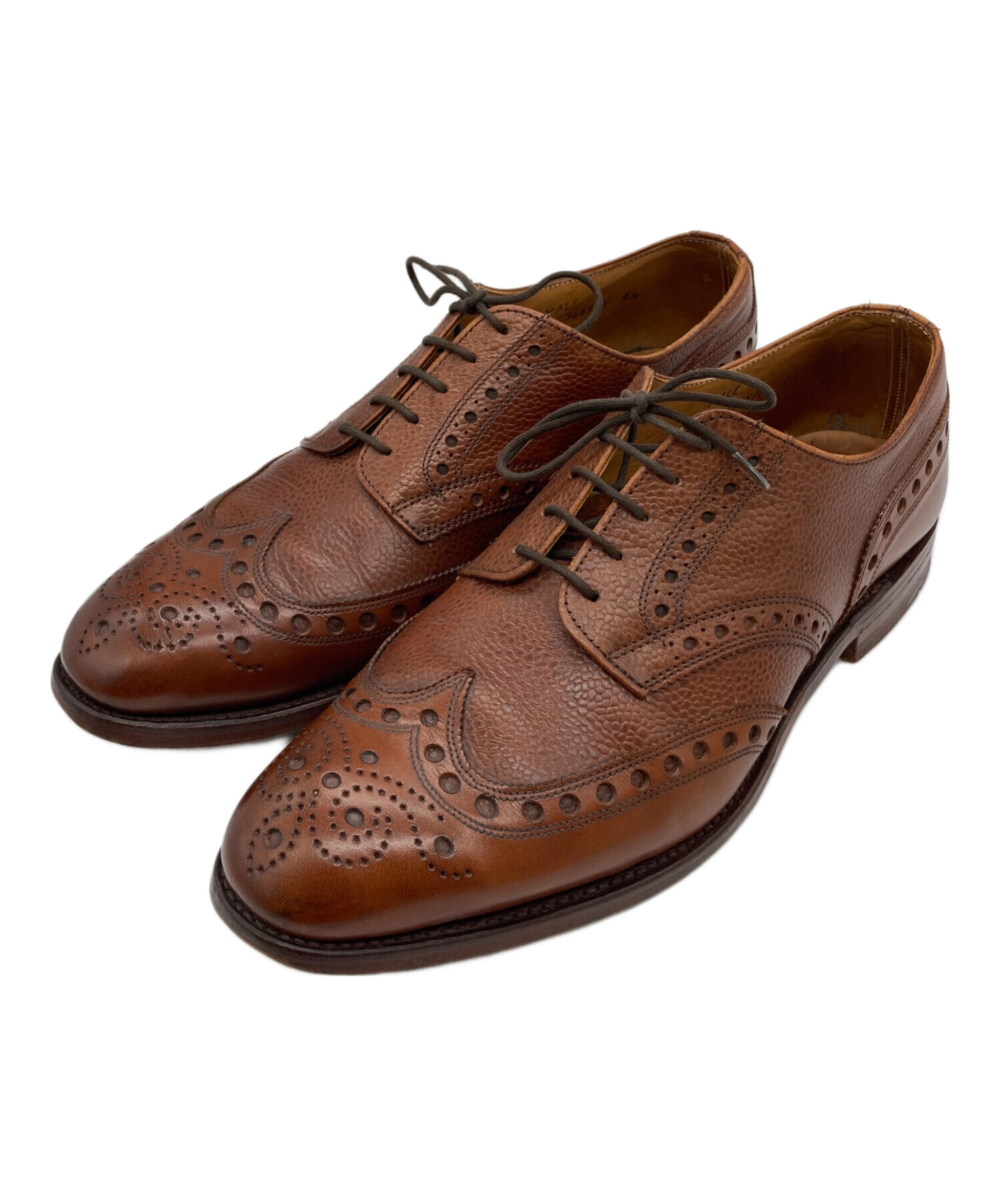 中古・古着通販】CHEANEY (チーニー) グレインレザーフルブローグ