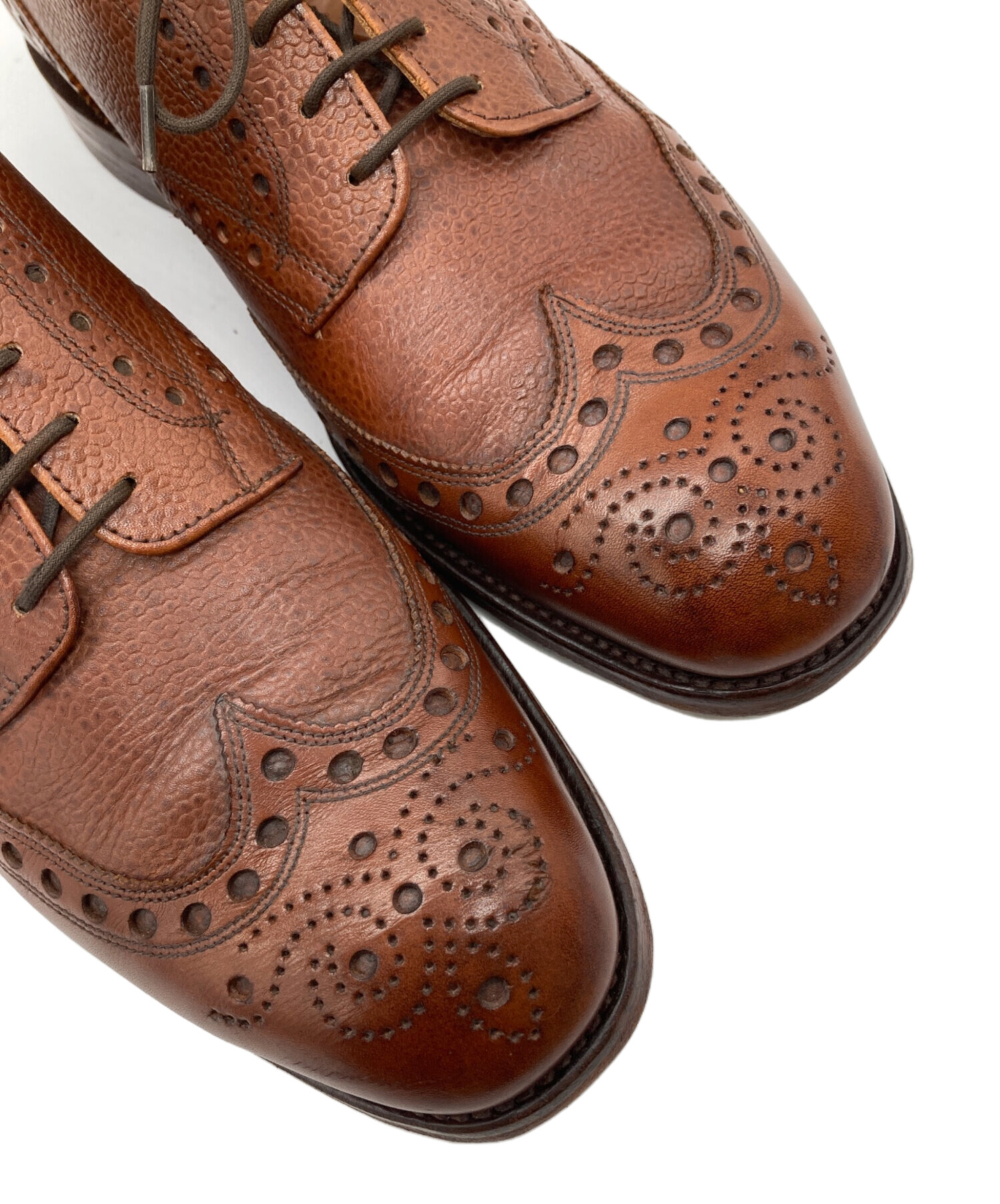 中古・古着通販】CHEANEY (チーニー) グレインレザーフルブローグ